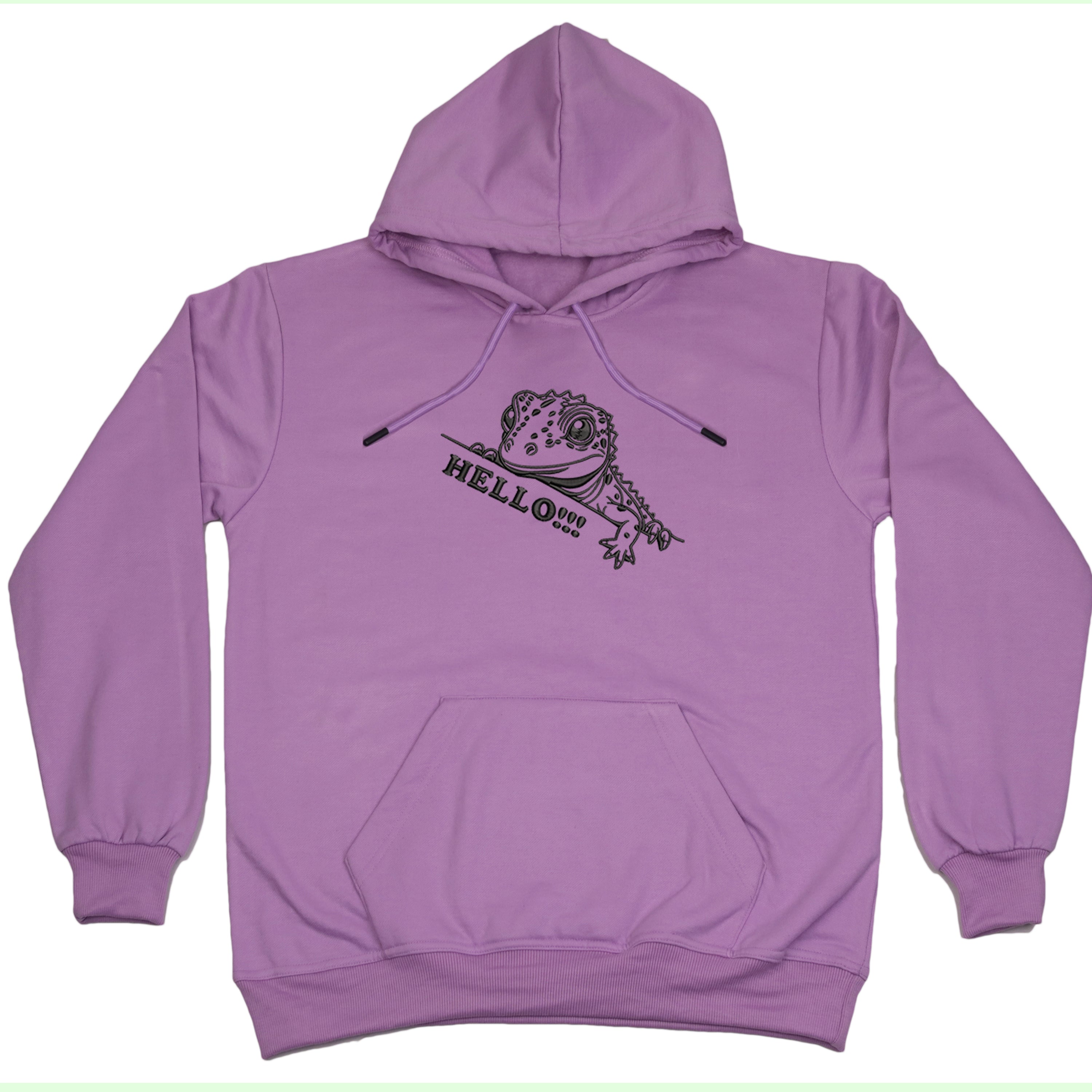 CRAZY EMBROIDERY HOODIE – LIZARD