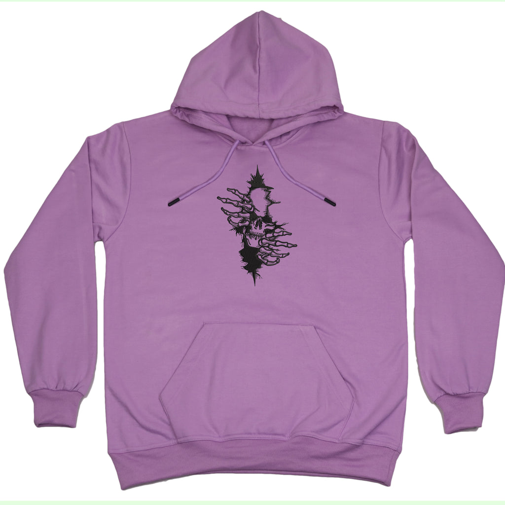 CRAZY EMBROIDERY HOODIE – ARTY SKULL