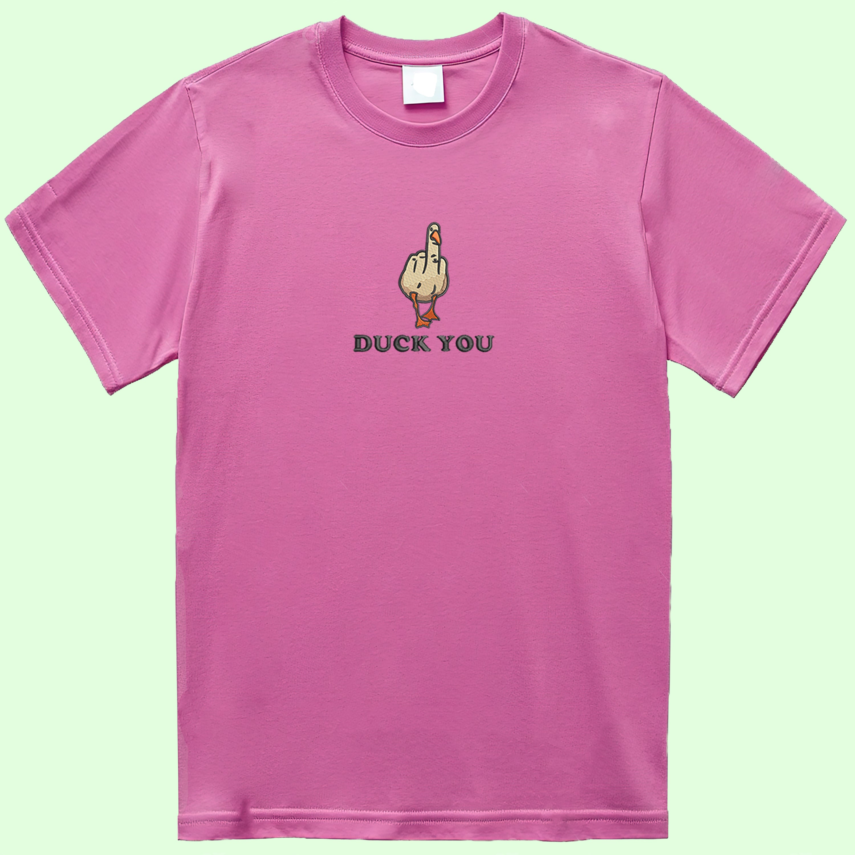 CRAZY EMBROIDERY OVERSIZED T-SHIRT (DROP SHOULDER) – DUCK