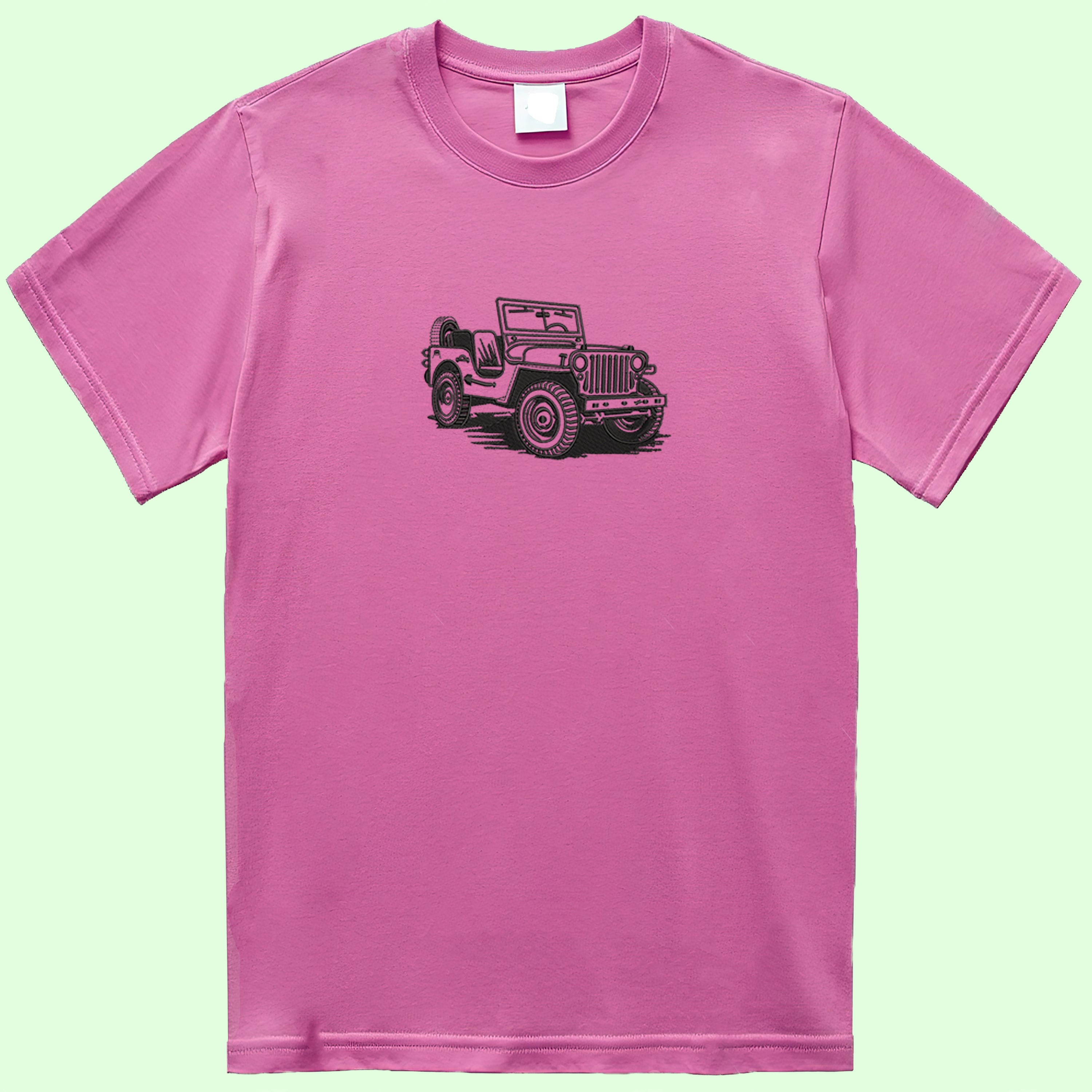 CRAZY EMBROIDERY OVERSIZED T-SHIRT (DROP SHOULDER) – JEEP