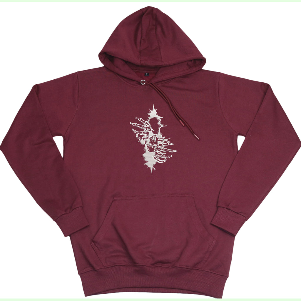 CRAZY EMBROIDERY HOODIE – ARTY SKULL
