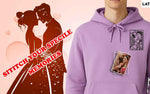 stitch your special memories on hoodie