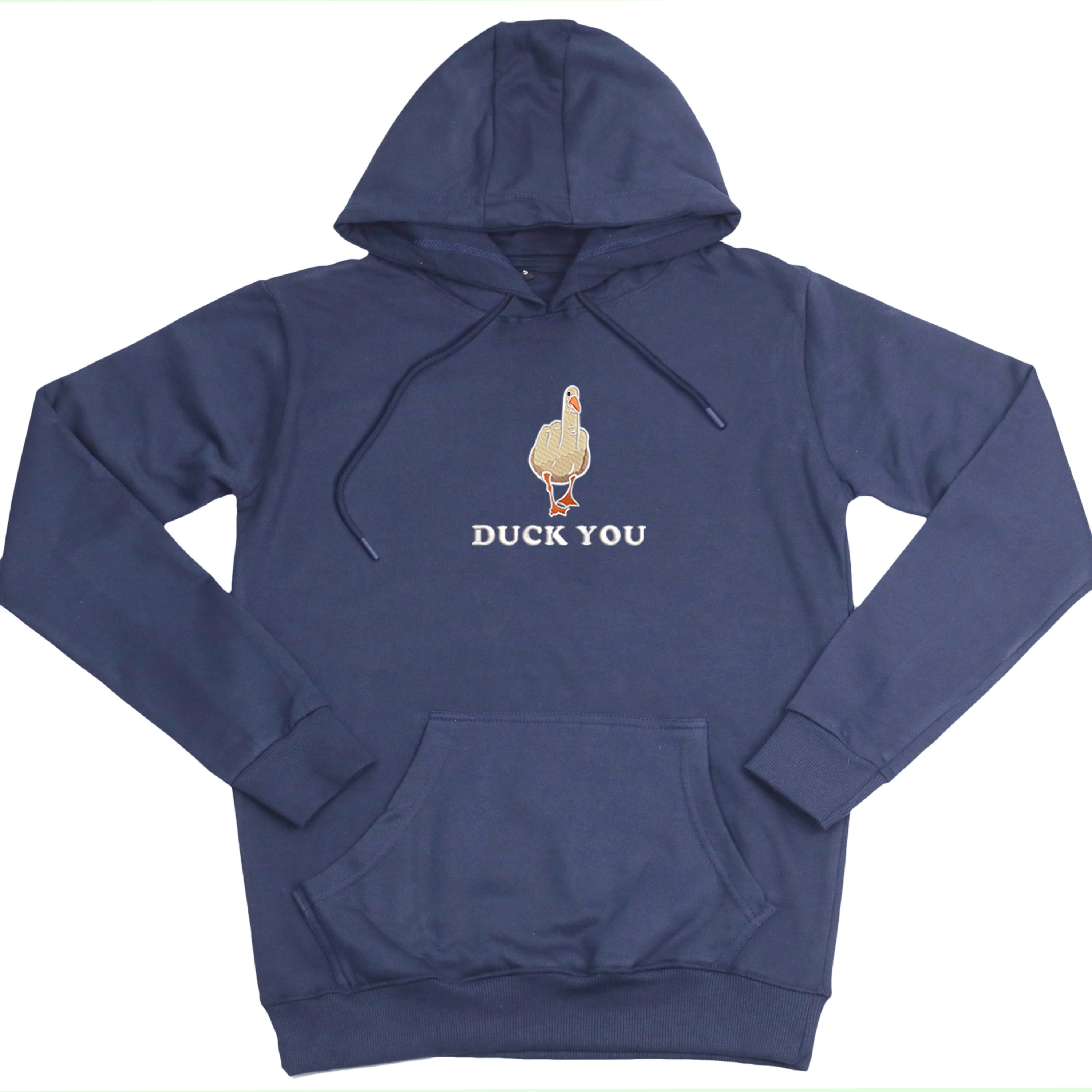 CRAZY EMBROIDERY HOODIE – DUCK