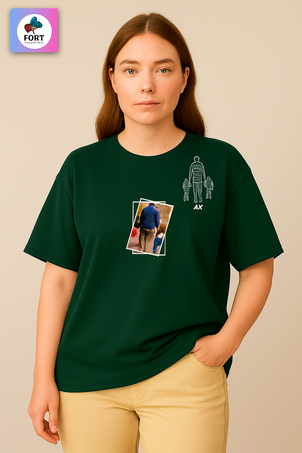 PERSONALIZED EMBROIDERY UNISEX - ( COLLAR ) T-SHIRT