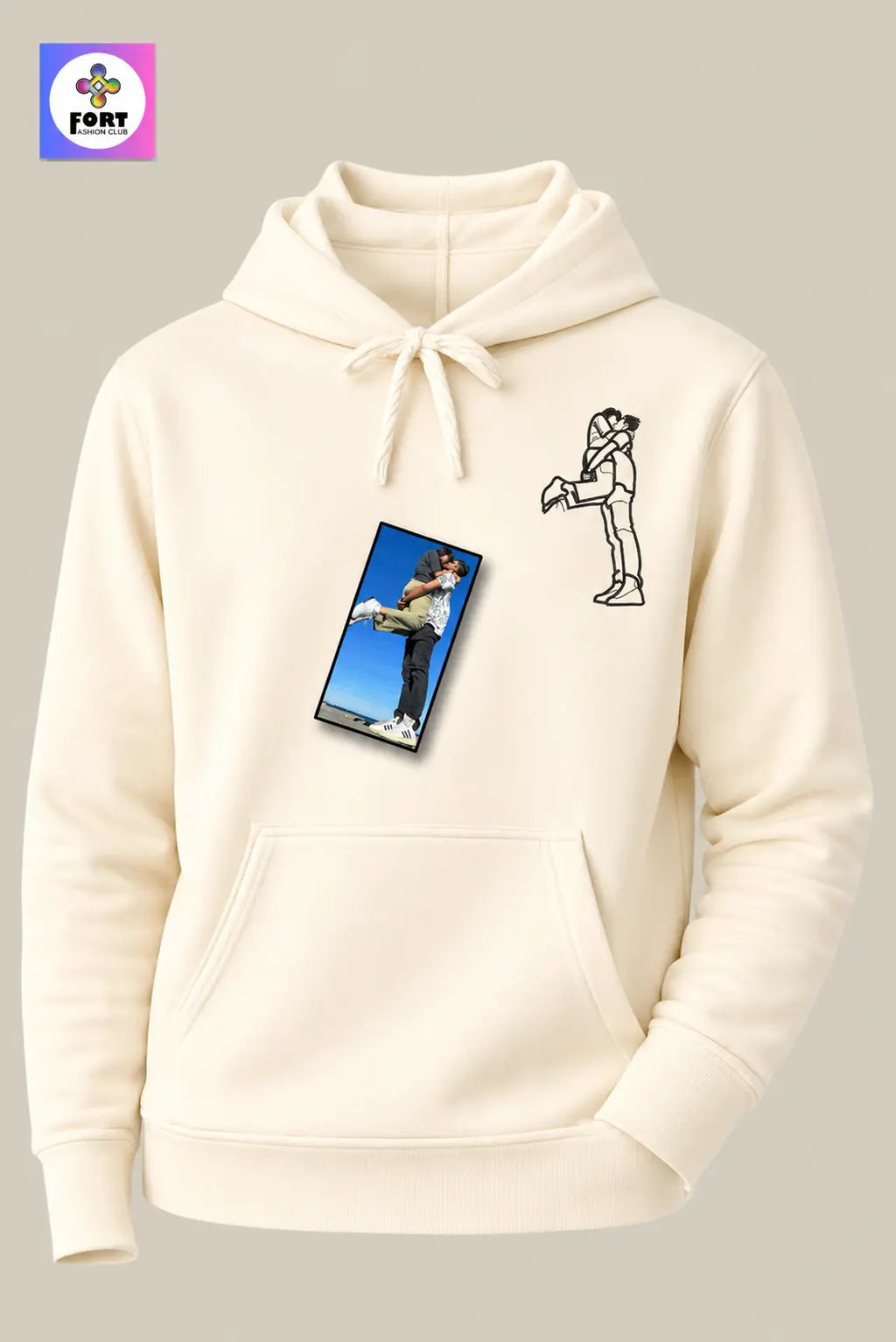 Personalized Embroidery Unisex Hoodie
