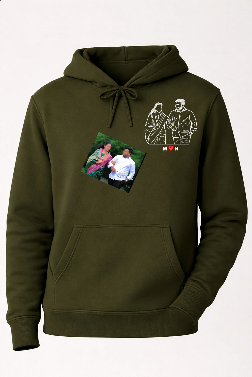 Personalized Embroidery Unisex Hoodie