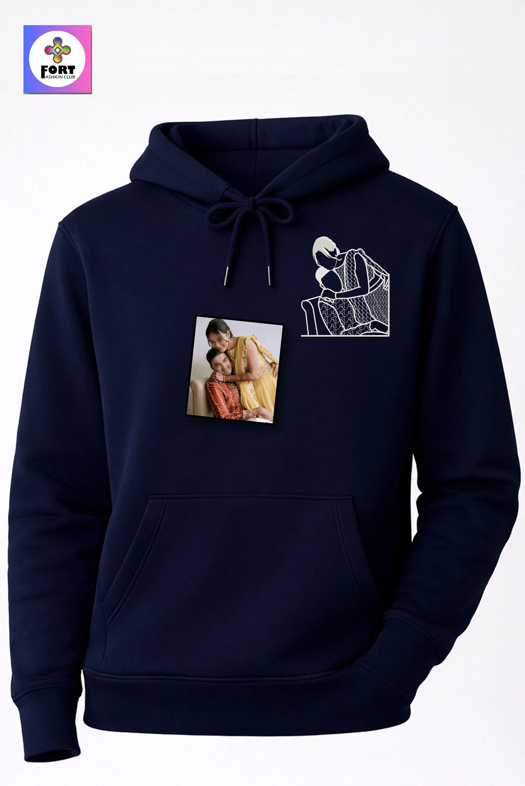Personalized Embroidery Unisex Hoodie