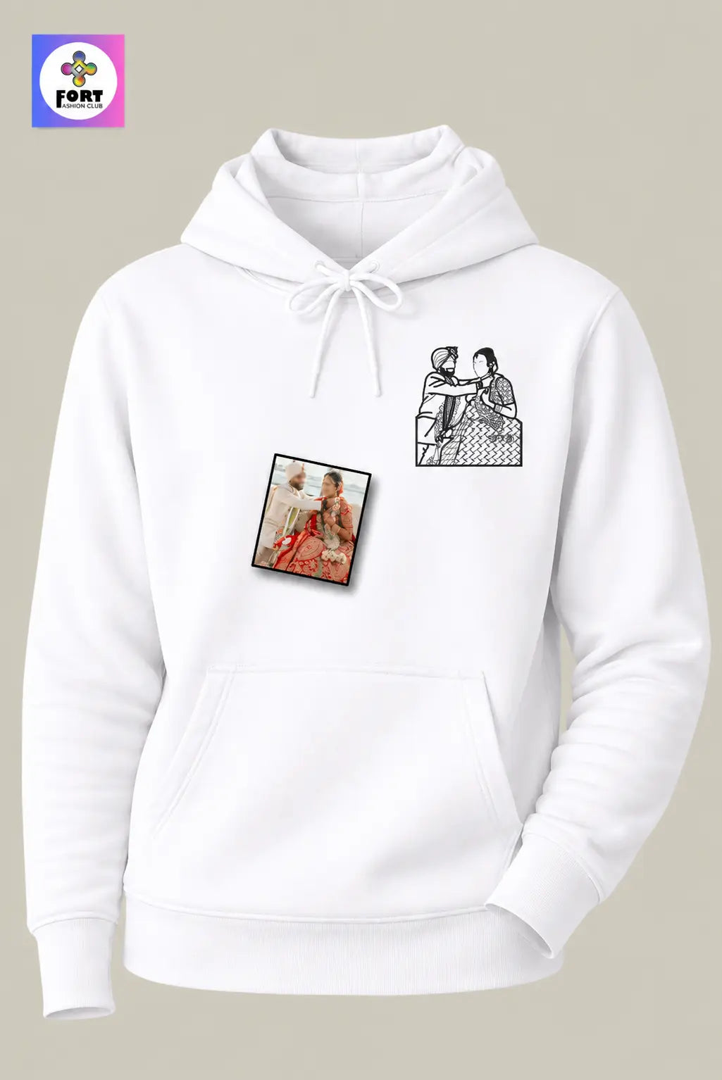 Personalized Embroidery Unisex Hoodie