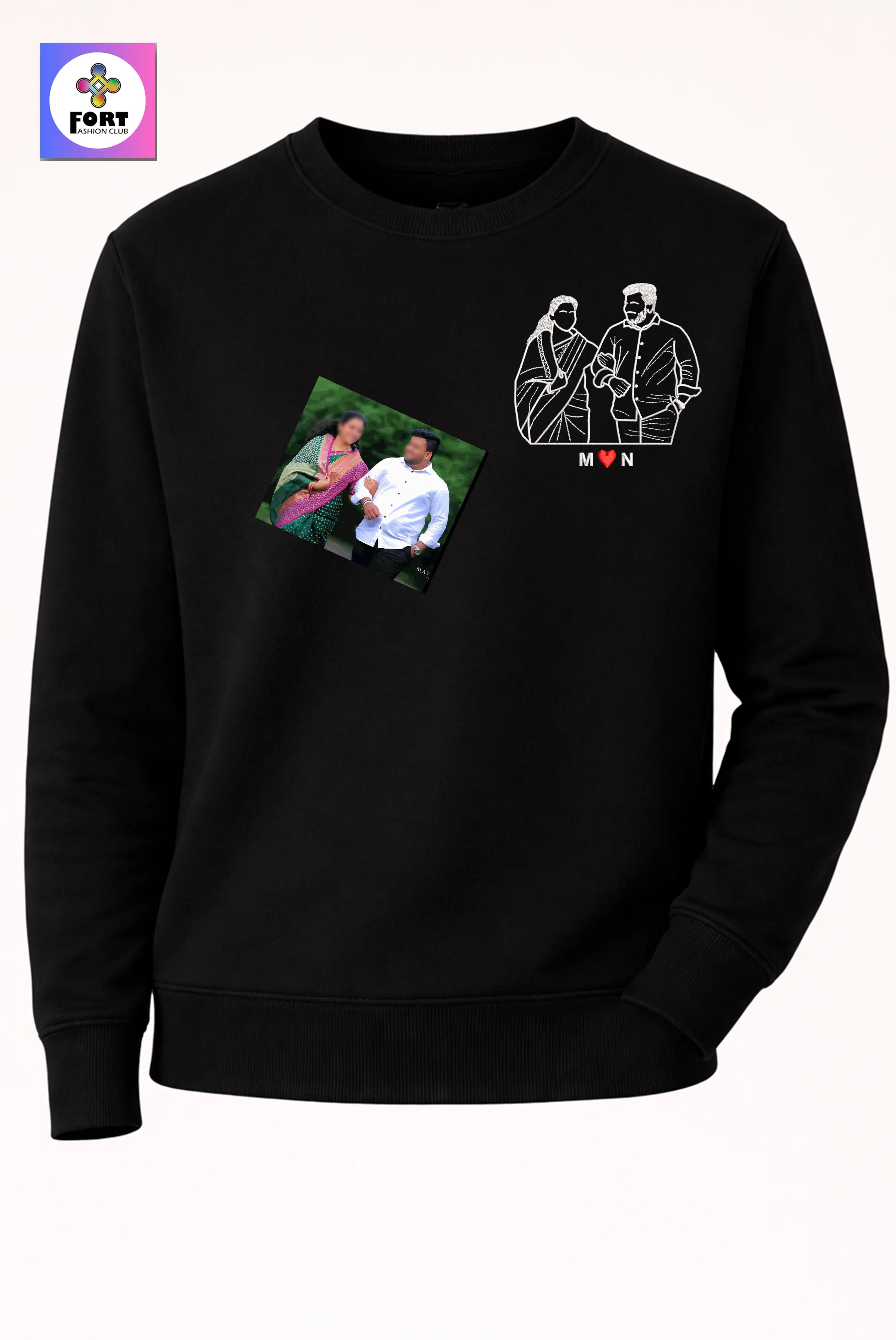 Personalized Embroidery Unisex Sweatshirt