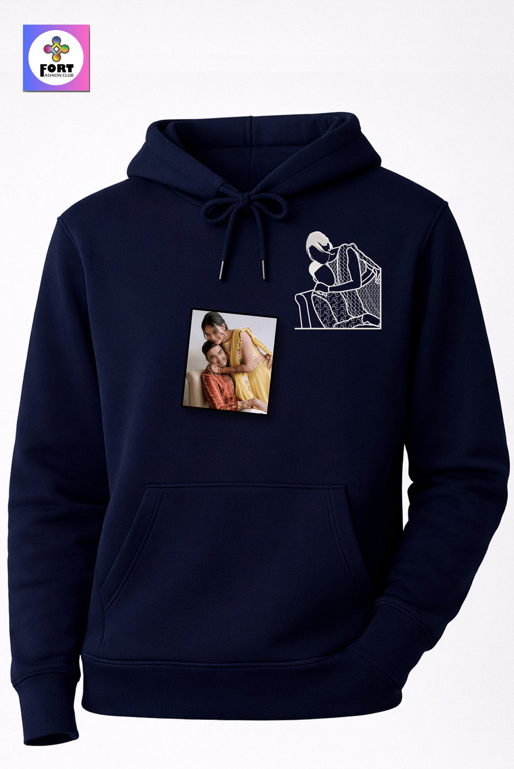 Personalized Embroidery Unisex Hoodie
