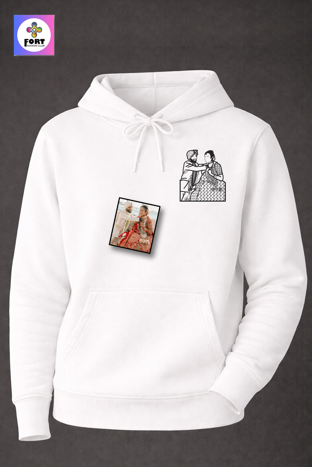 Personalized Embroidery Unisex Hoodie