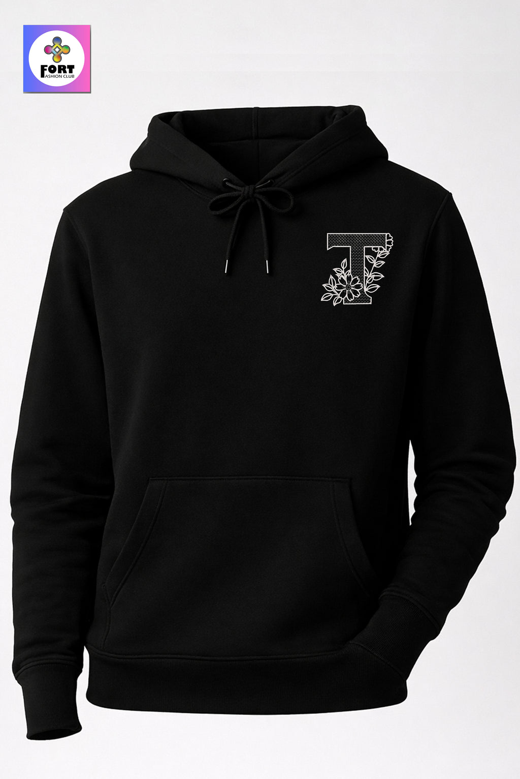 Premium Alphabet Embroidery Unisex - Hoodie