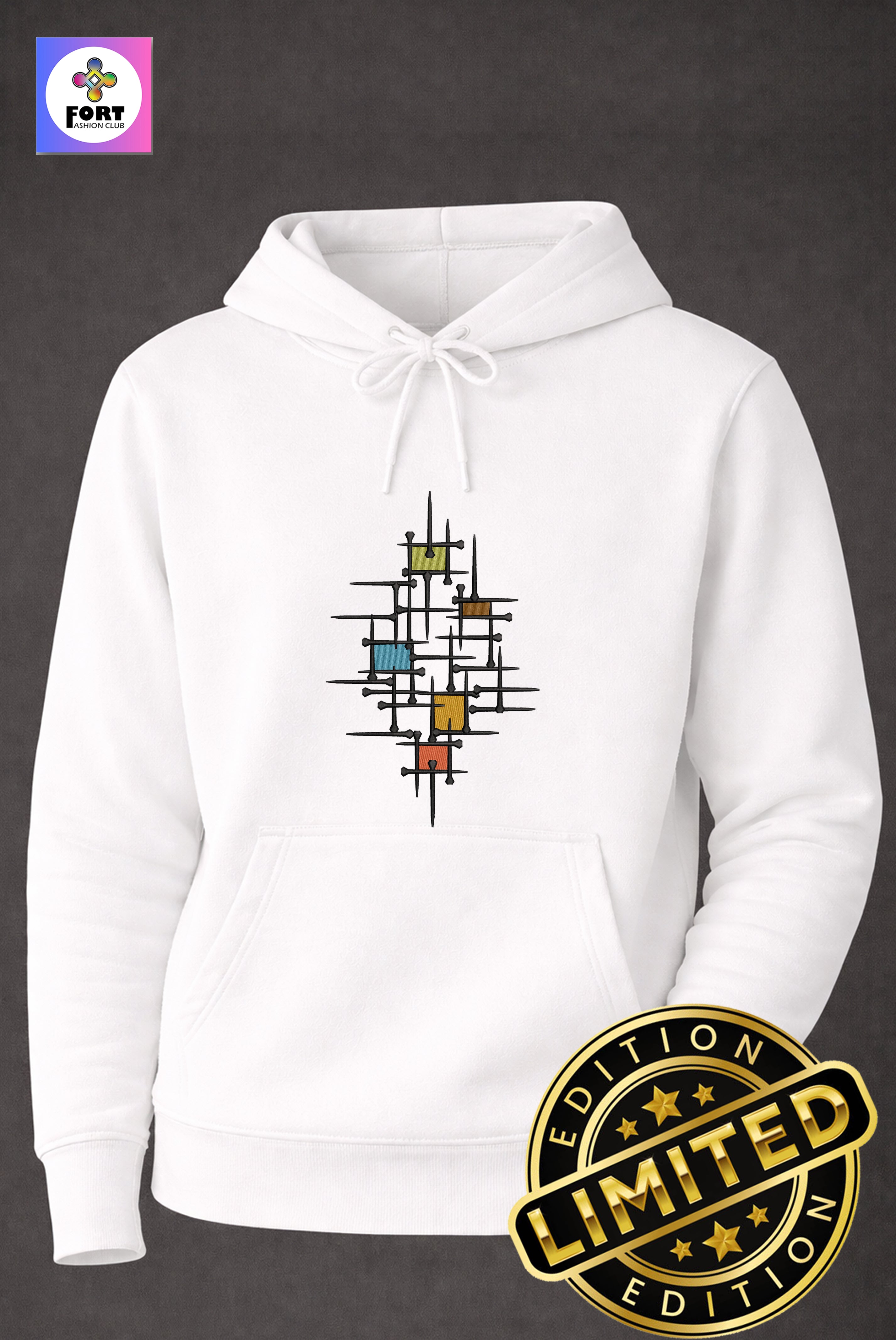Special Edition Embroidery Unisex Hoodie Edition 5
