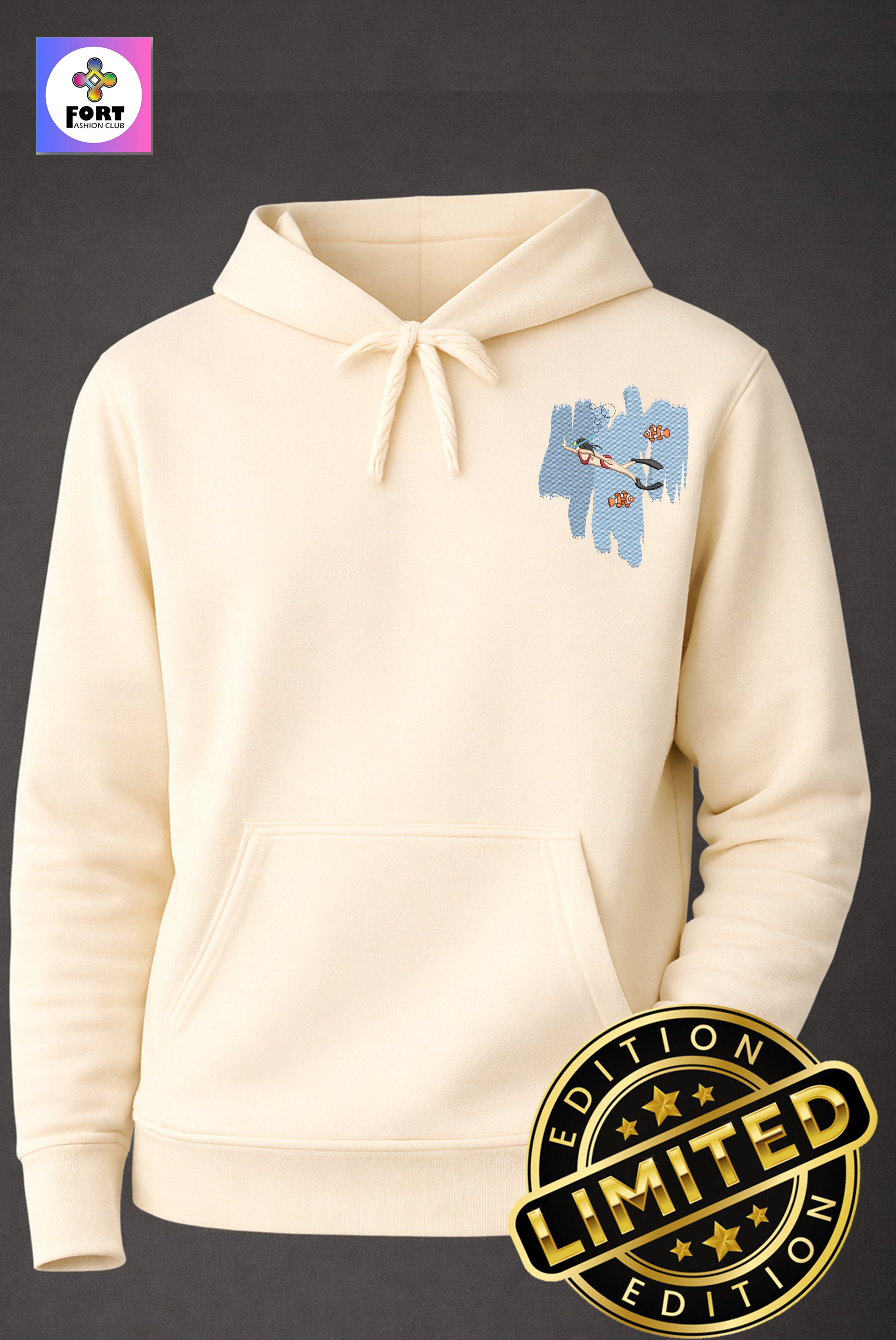 Special Edition Embroidery Unisex Hoodie Edition 7