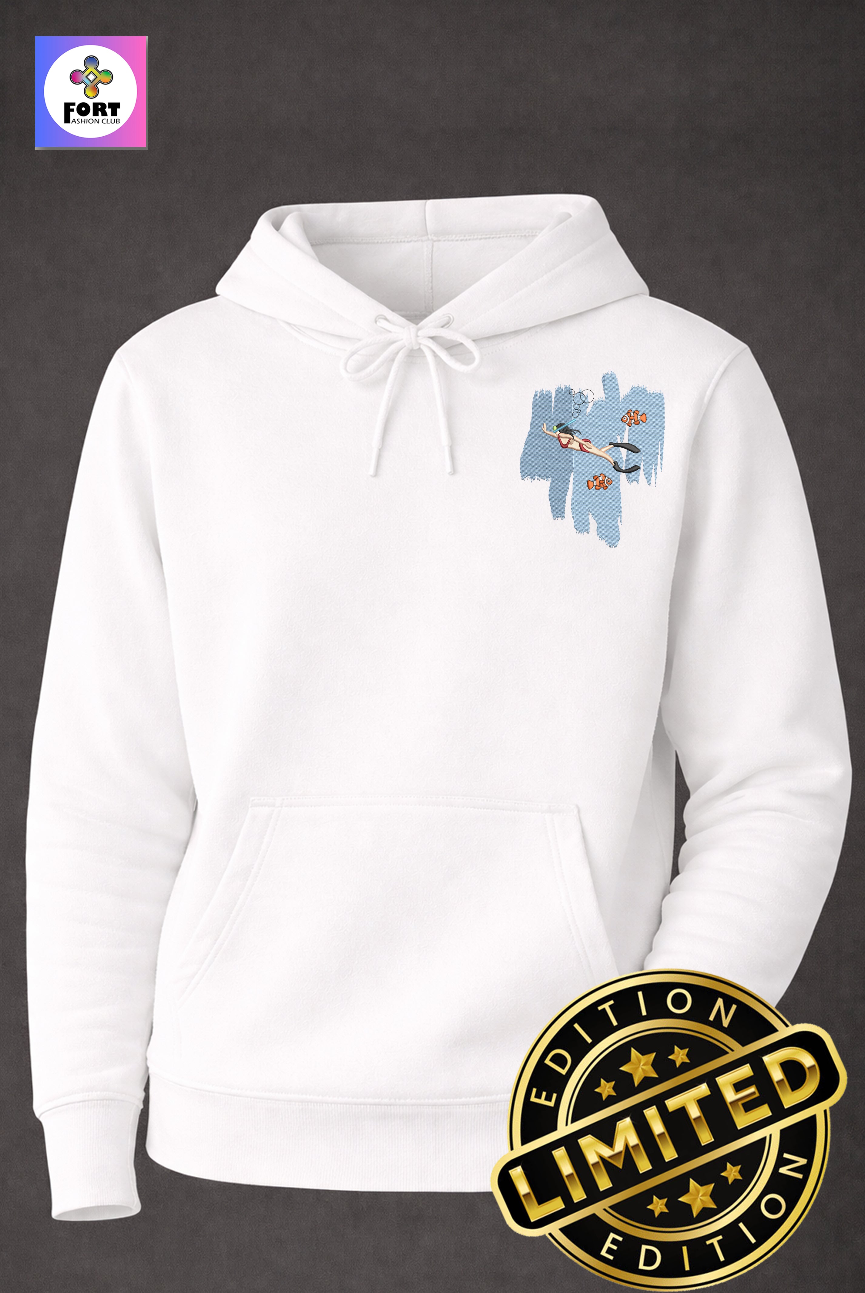 Special Edition Embroidery Unisex Hoodie Edition 7