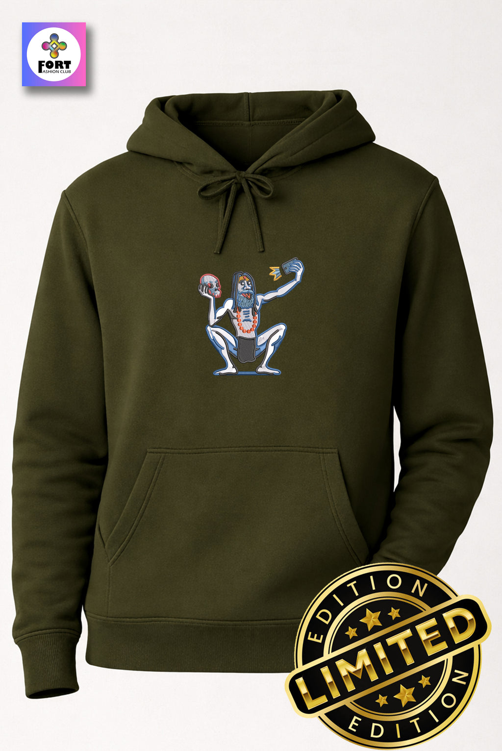 Special Edition Embroidery Unisex Hoodie Mantrikji