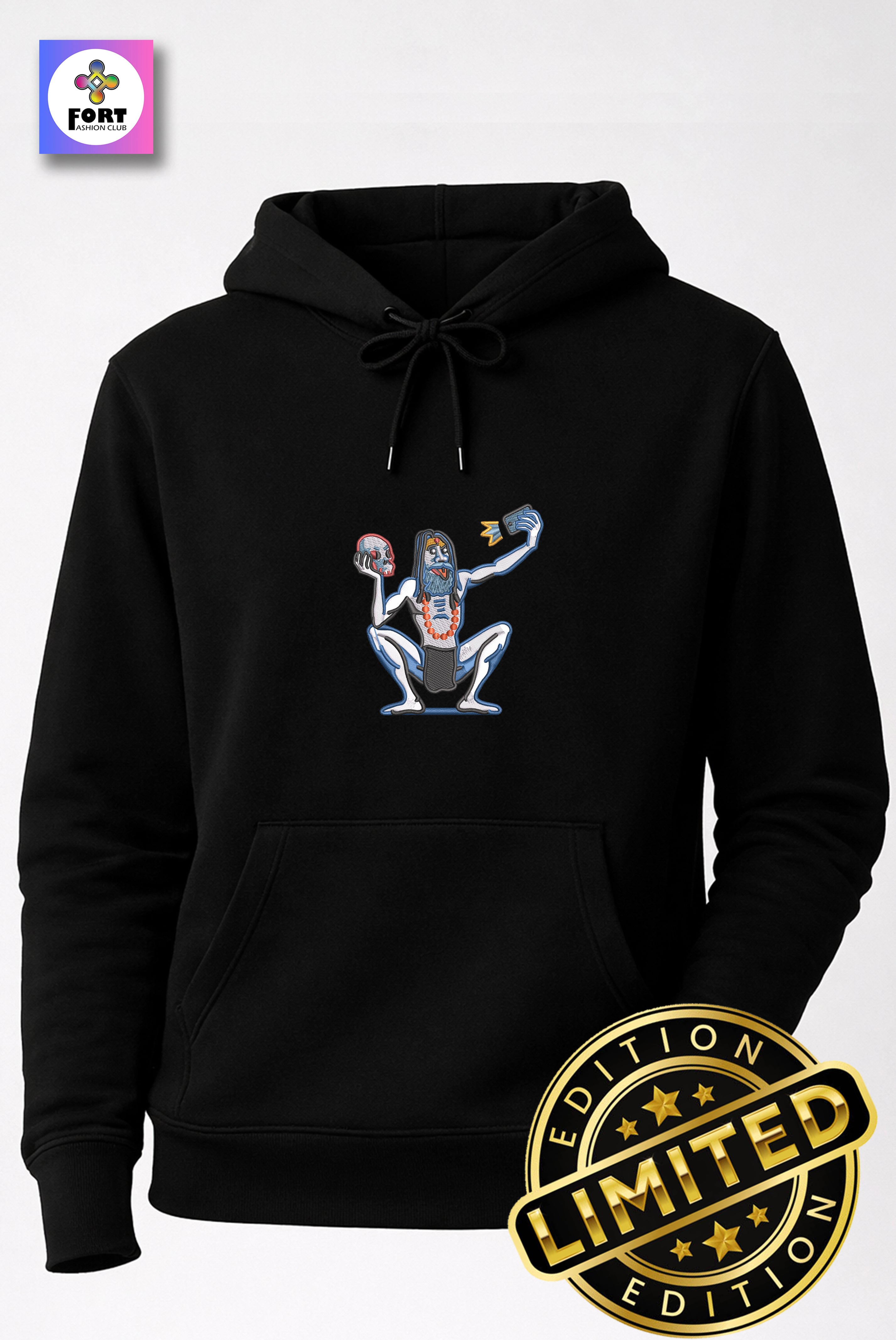 Special Edition Embroidery Unisex Hoodie Mantrikji