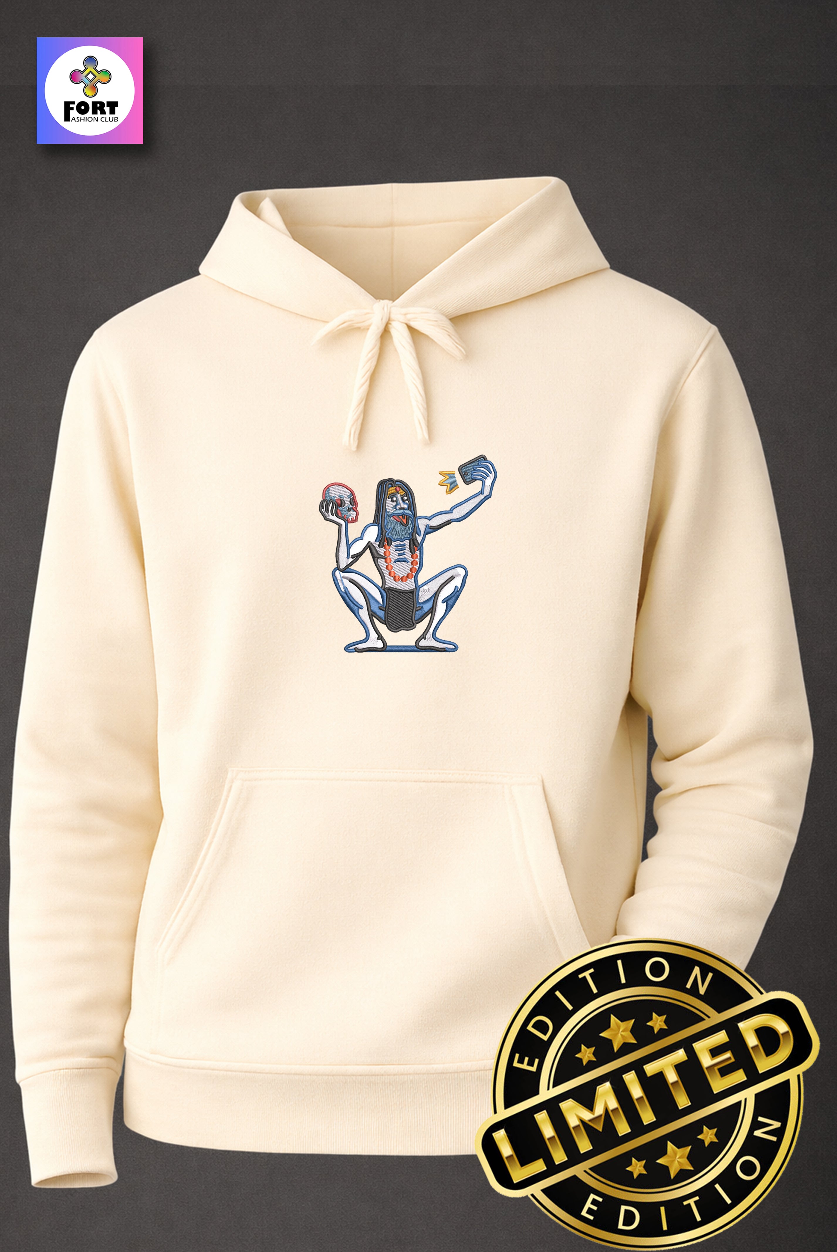 Special Edition Embroidery Unisex Hoodie Mantrikji