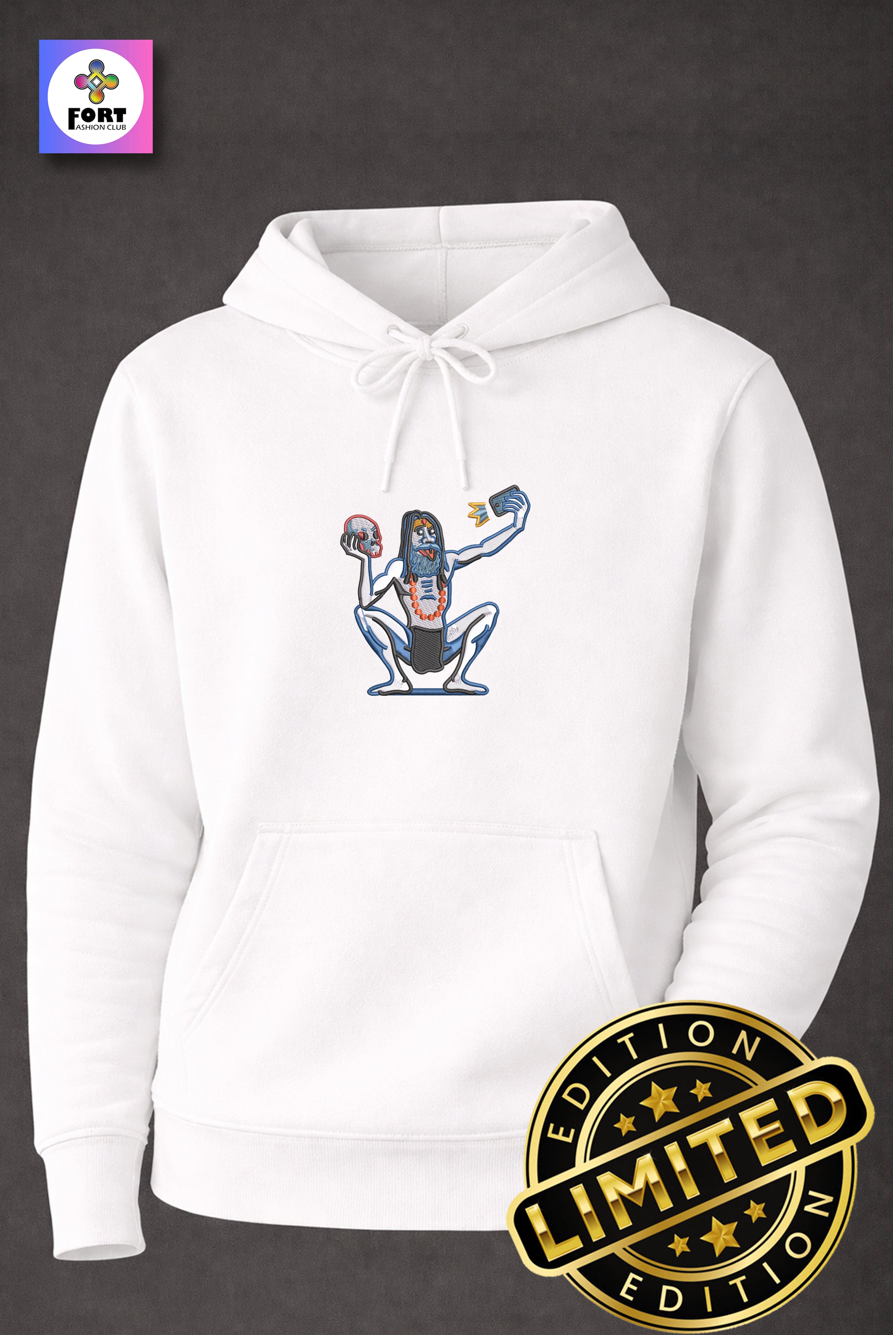 Special Edition Embroidery Unisex Hoodie Mantrikji