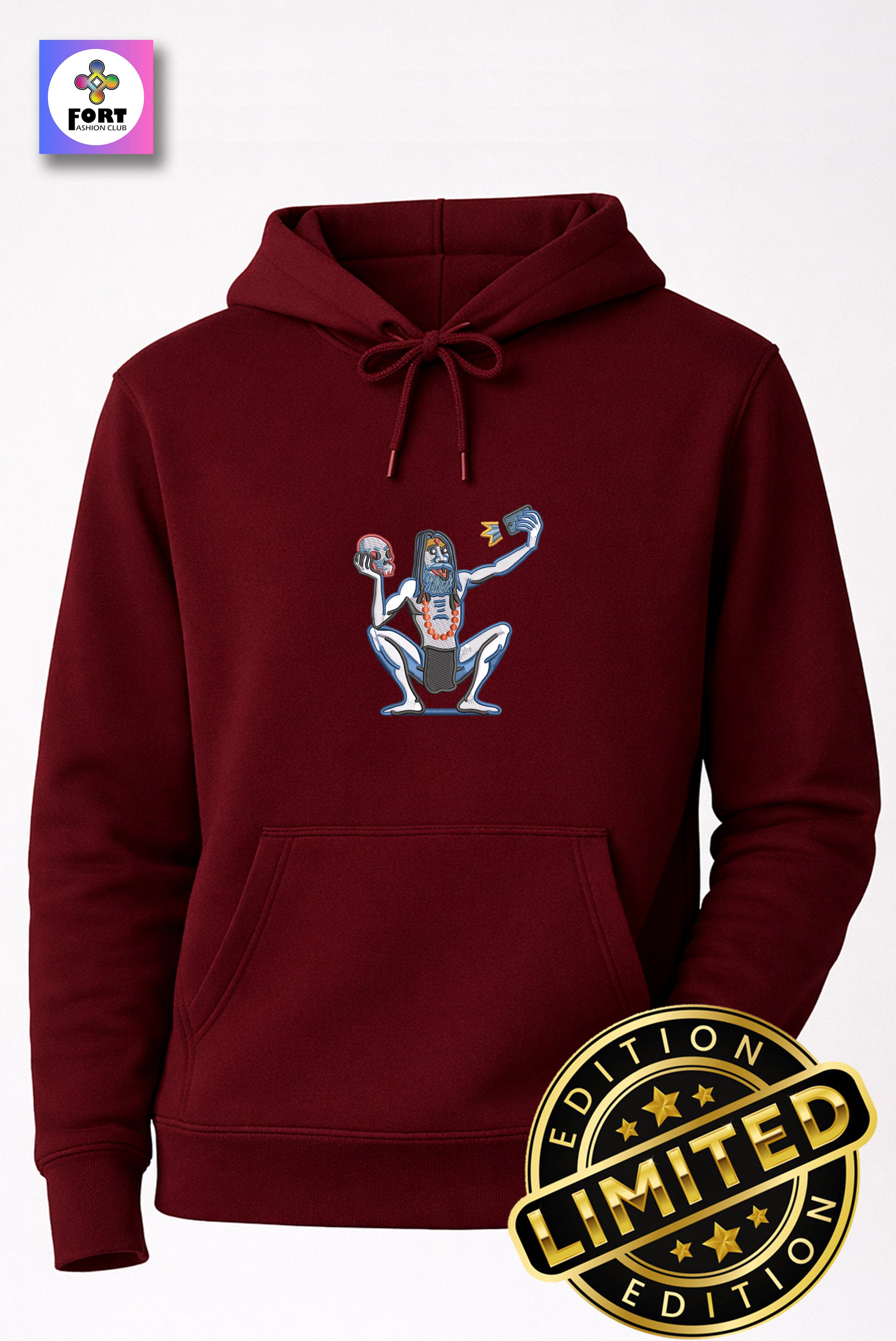 Special Edition Embroidery Unisex Hoodie Mantrikji