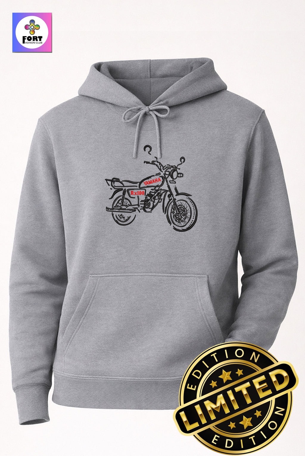 Special Edition Embroidery Unisex Hoodie Rx100