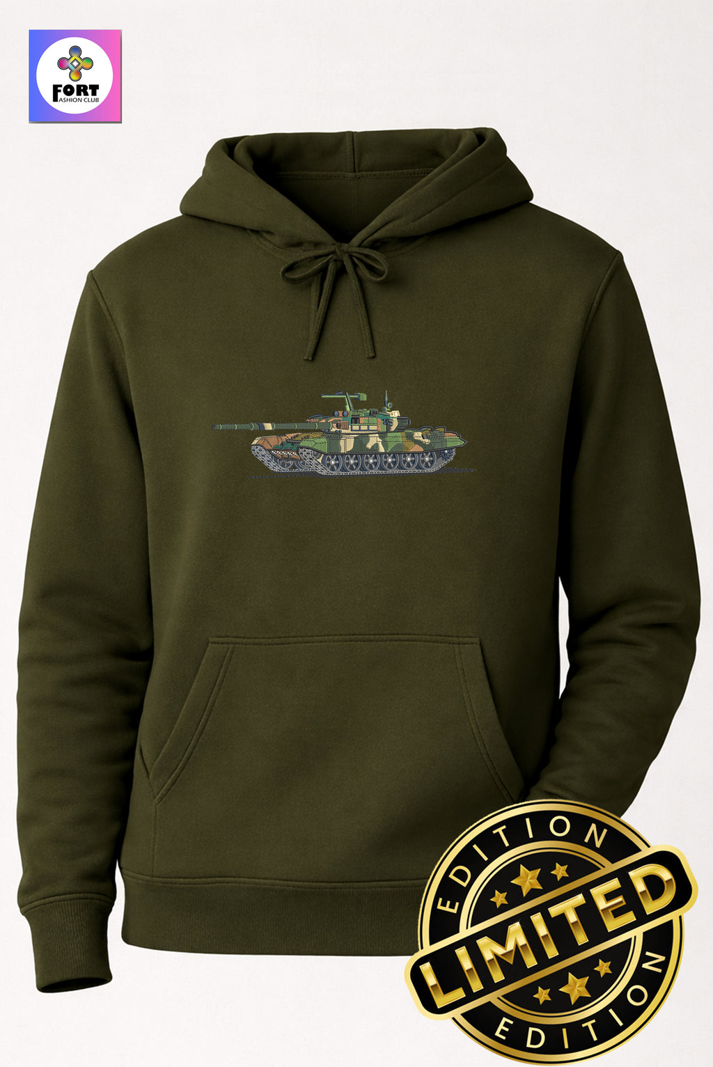 Special Edition Embroidery Unisex Hoodie Tank