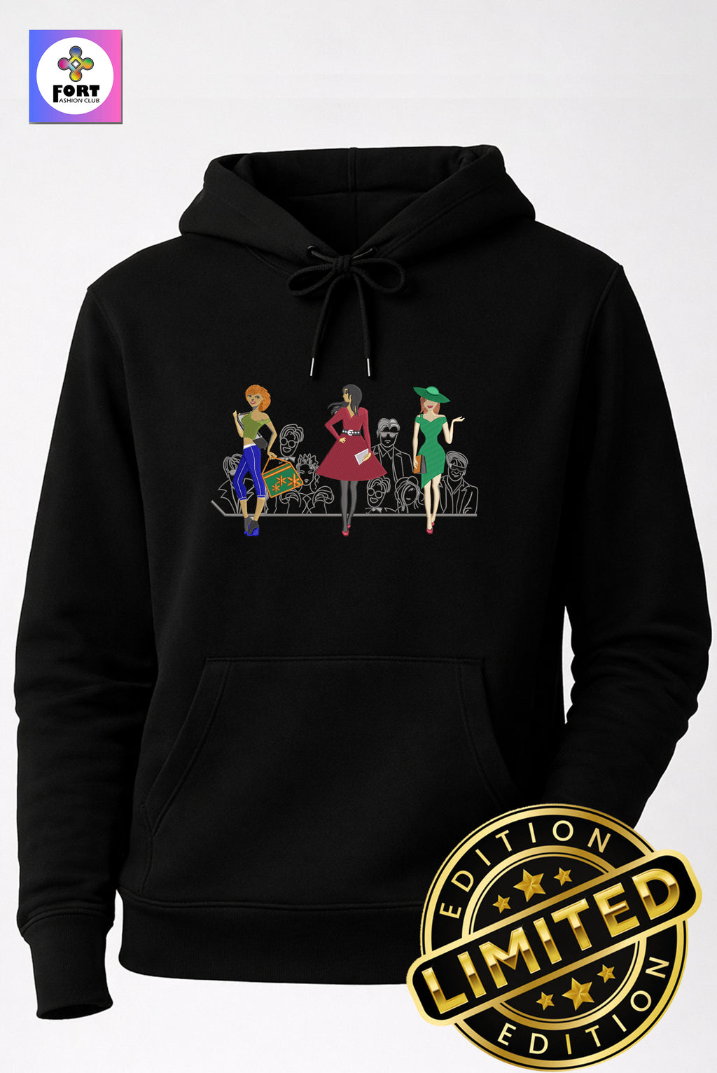 Special Edition Embroidery Unisex Hoodie Trend
