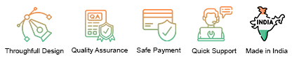 Make in India, Secure Payment & Quick Support