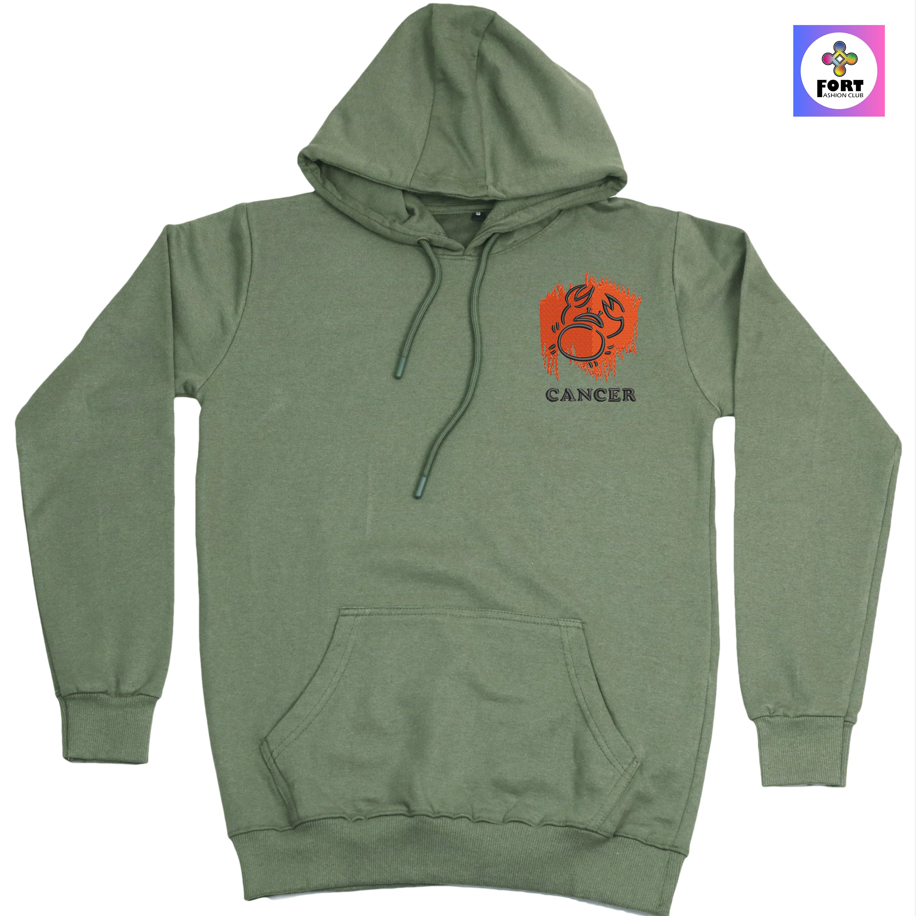 CRAZY EMBROIDERY HOODIE – CANCER