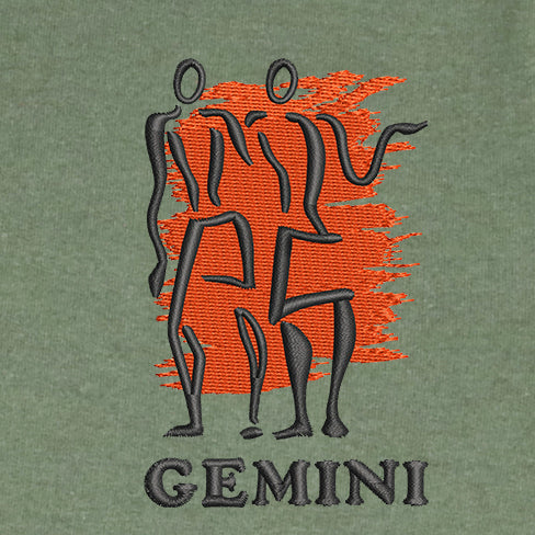 CRAZY EMBROIDERY HOODIE – GEMINI