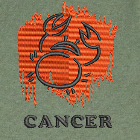 CRAZY EMBROIDERY HOODIE – CANCER