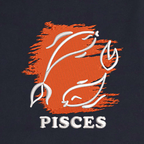 CRAZY EMBROIDERY HOODIE – PISCES