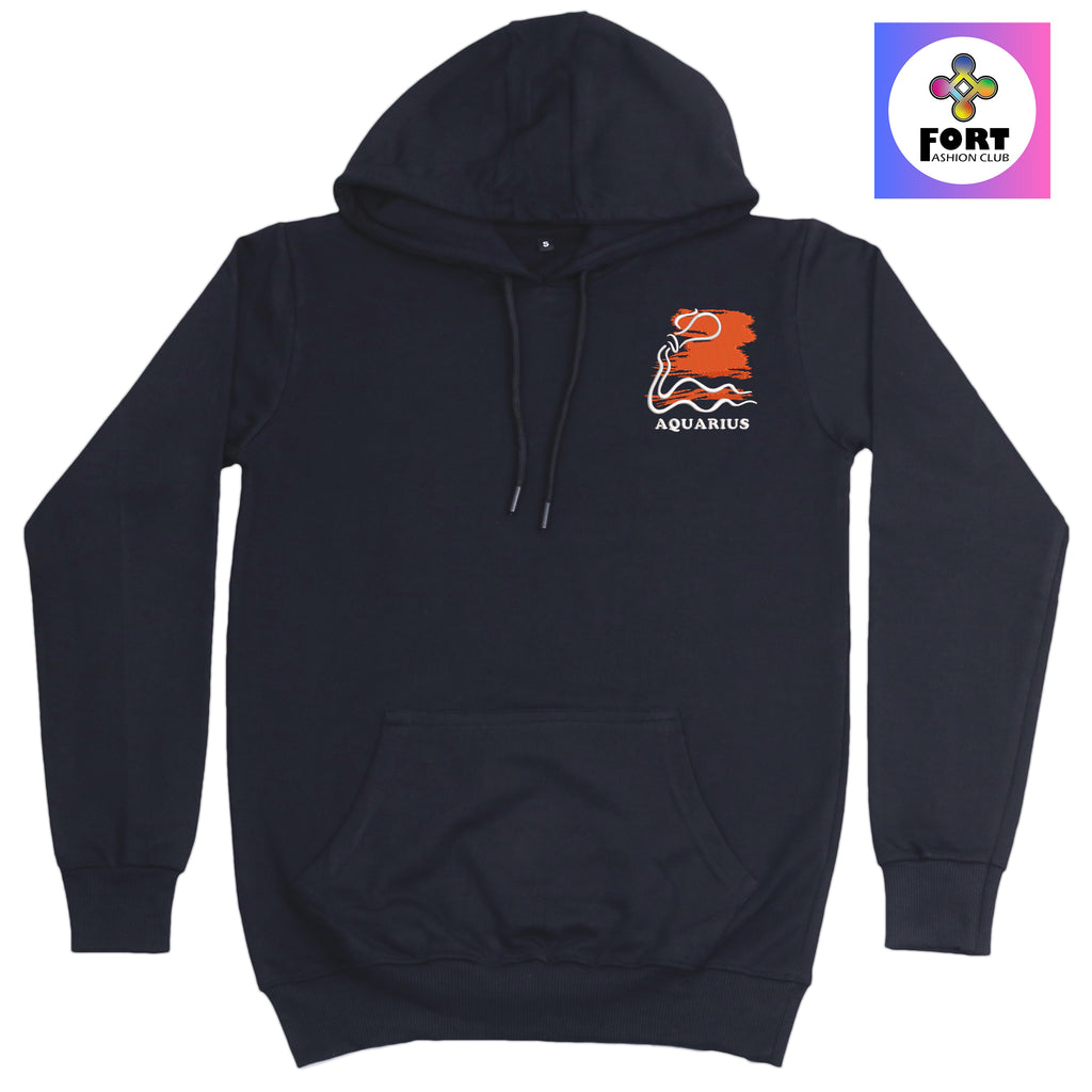 CRAZY EMBROIDERY HOODIE – AQUARIUS
