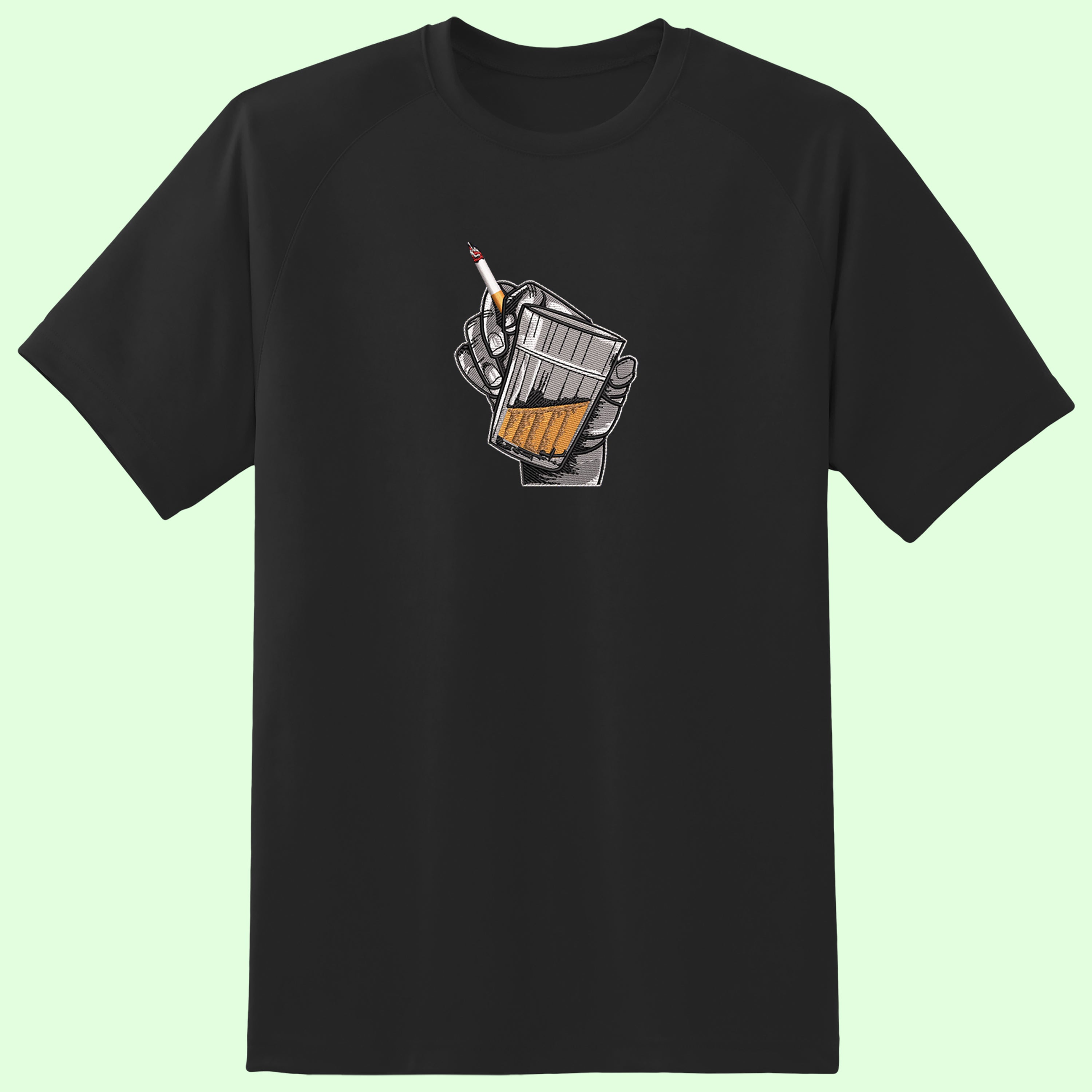 CRAZY EMBROIDERY OVERSIZED T-SHIRT (DROP SHOULDER) – ENERGY
