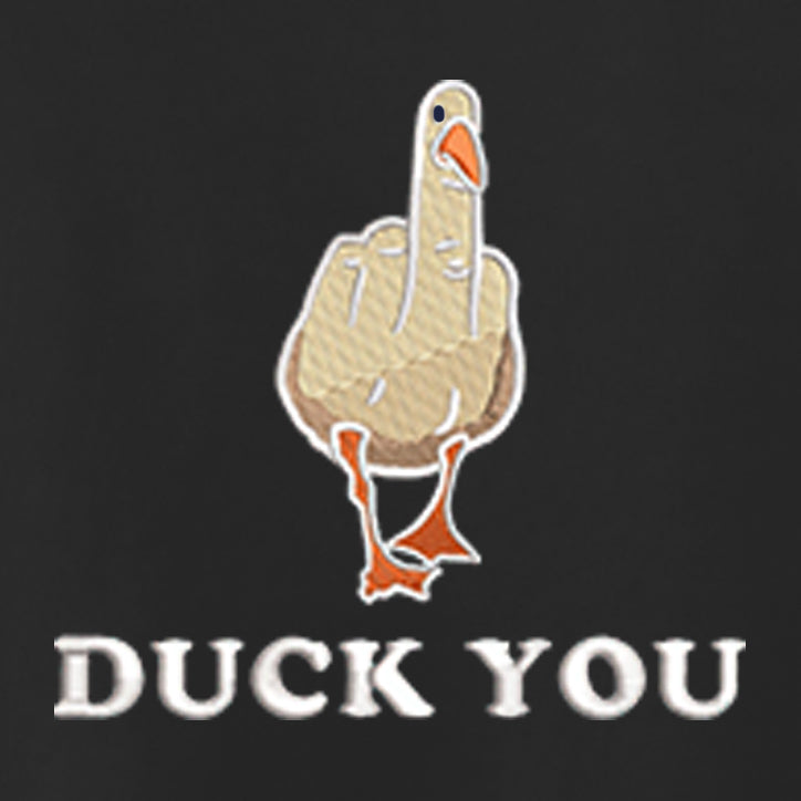 CRAZY EMBROIDERY OVERSIZED T-SHIRT (DROP SHOULDER) – DUCK