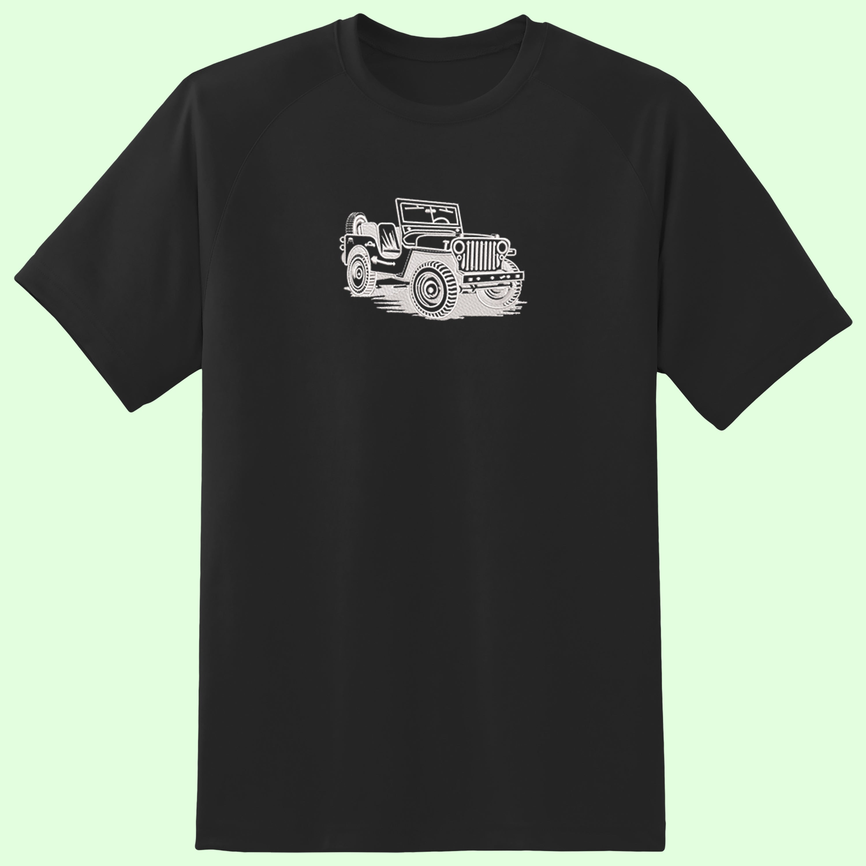 CRAZY EMBROIDERY OVERSIZED T-SHIRT (DROP SHOULDER) – JEEP