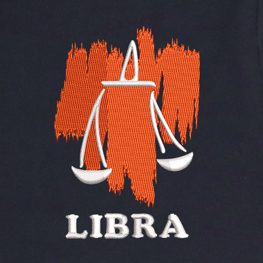 CRAZY EMBROIDERY HOODIE – LIBRA