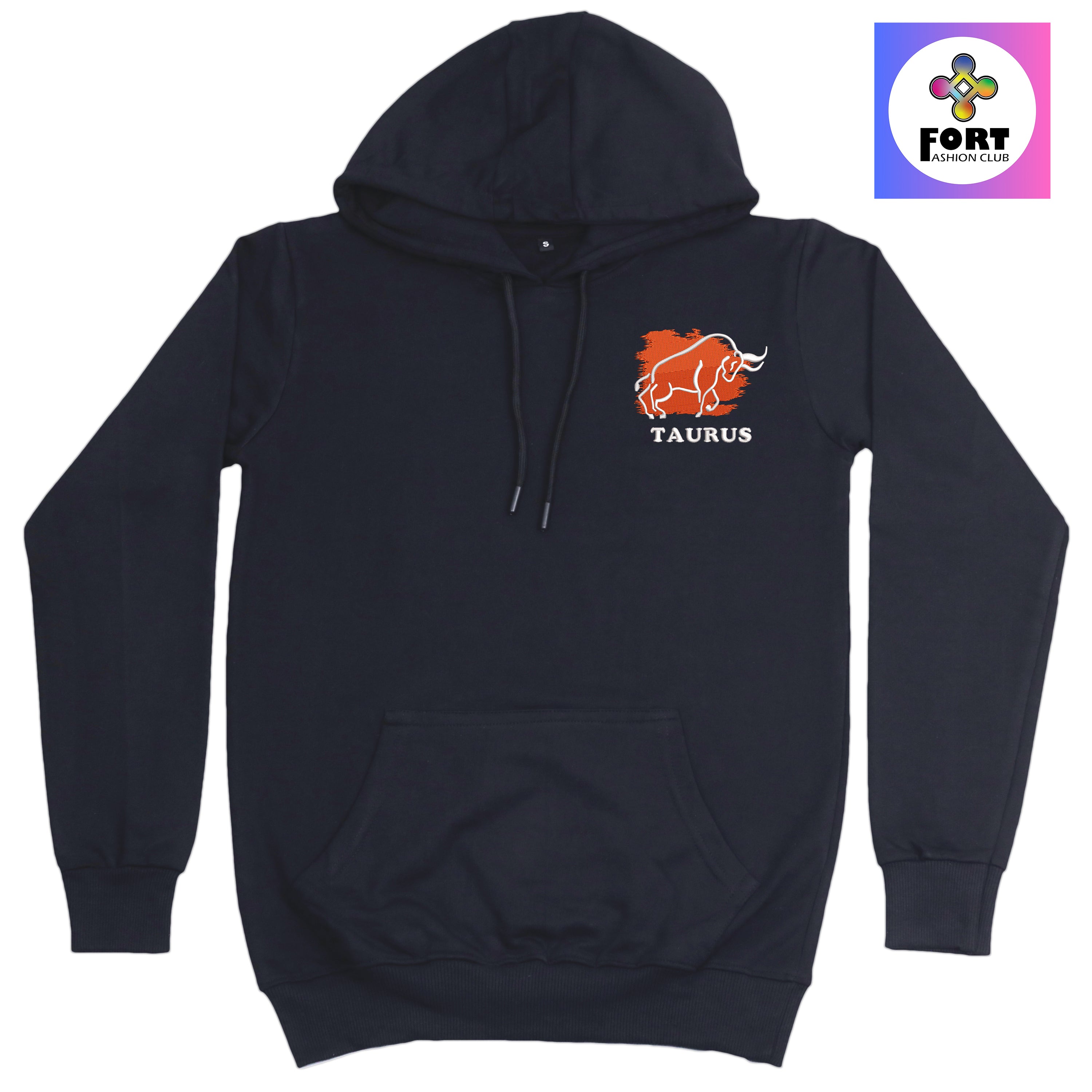 CRAZY EMBROIDERY HOODIE – TAURUS