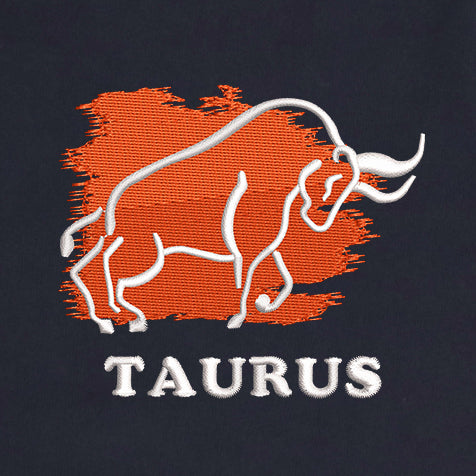 CRAZY EMBROIDERY HOODIE – TAURUS