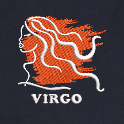 CRAZY EMBROIDERY HOODIE – VIRGO