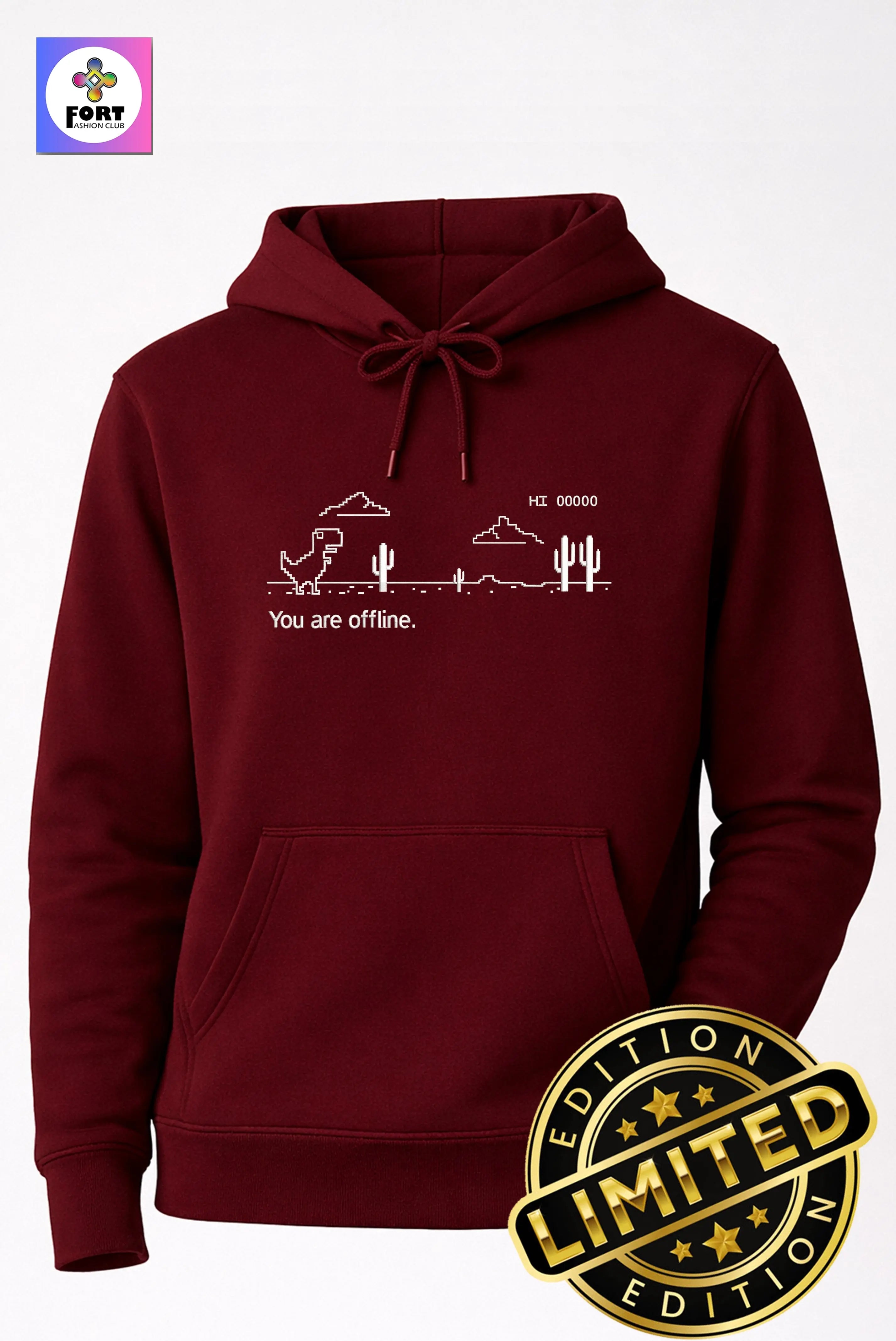 Custom embroidered Hoodie with special offline edition
