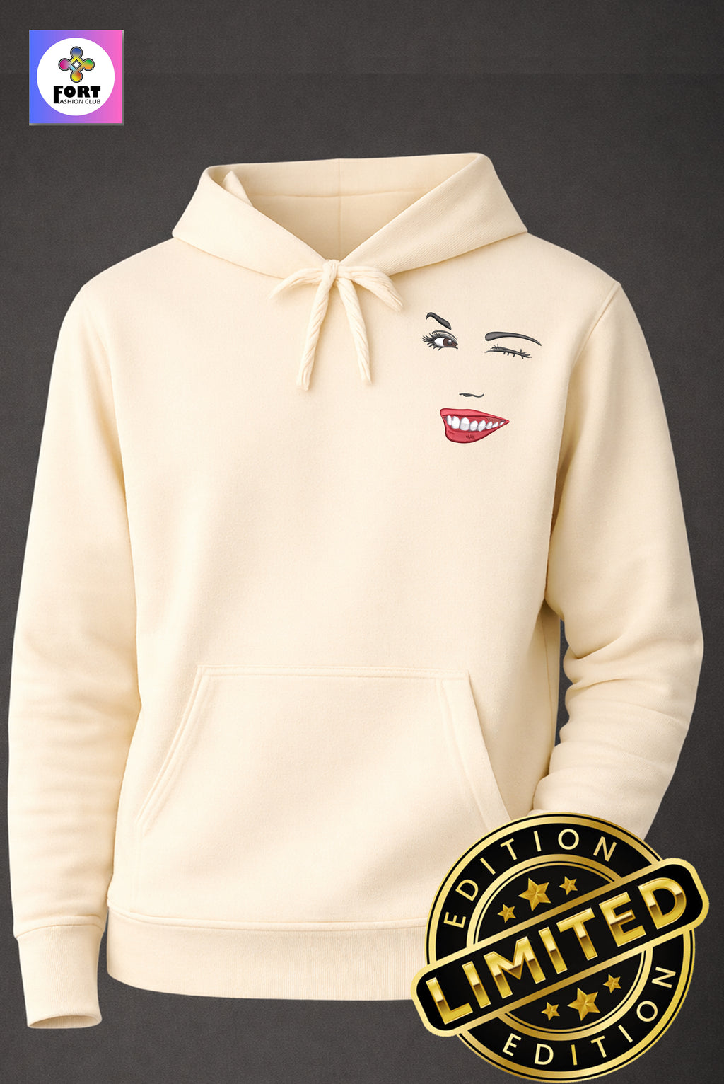 Special Edition Embroidery Unisex Hoodie Innocent