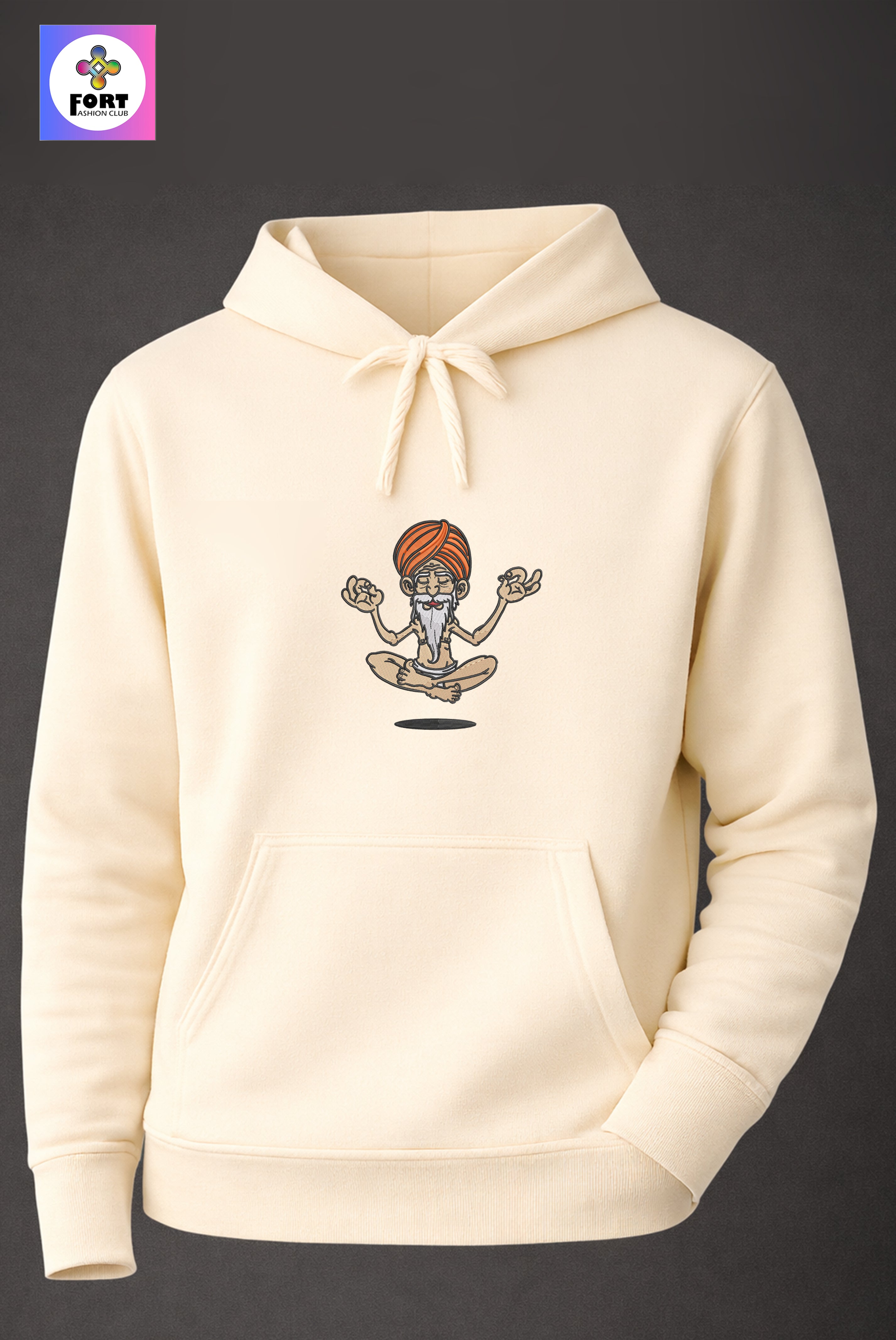 Crazy Embroidery Unisex Hoodie – Sb