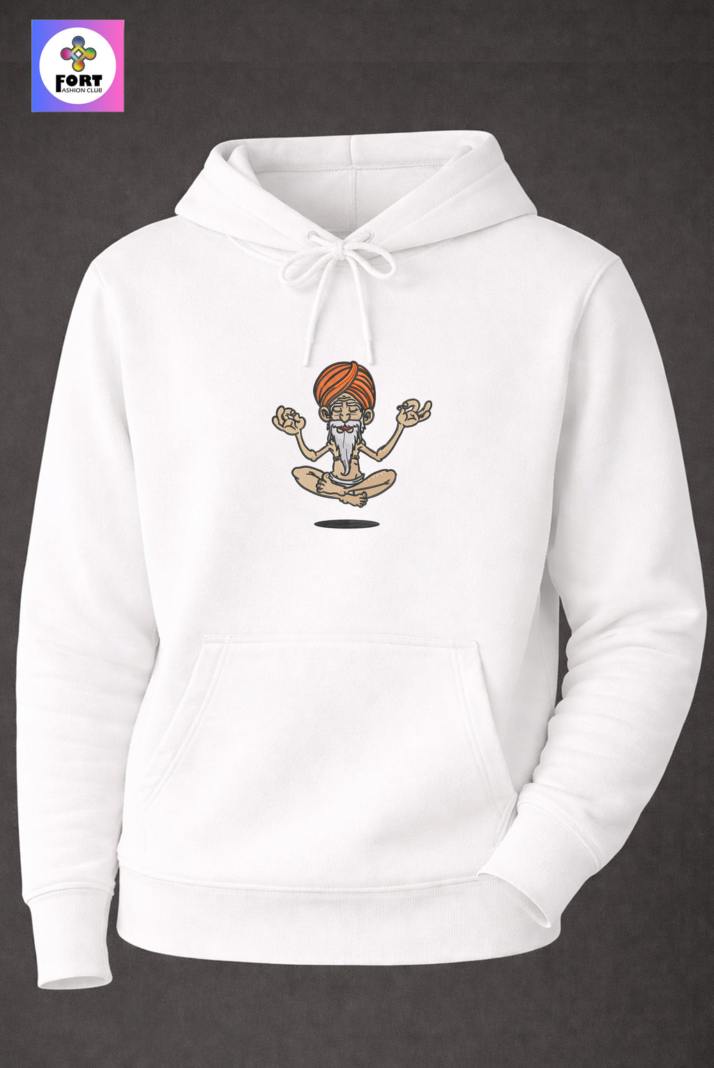 Crazy Embroidery Unisex Hoodie – Sb