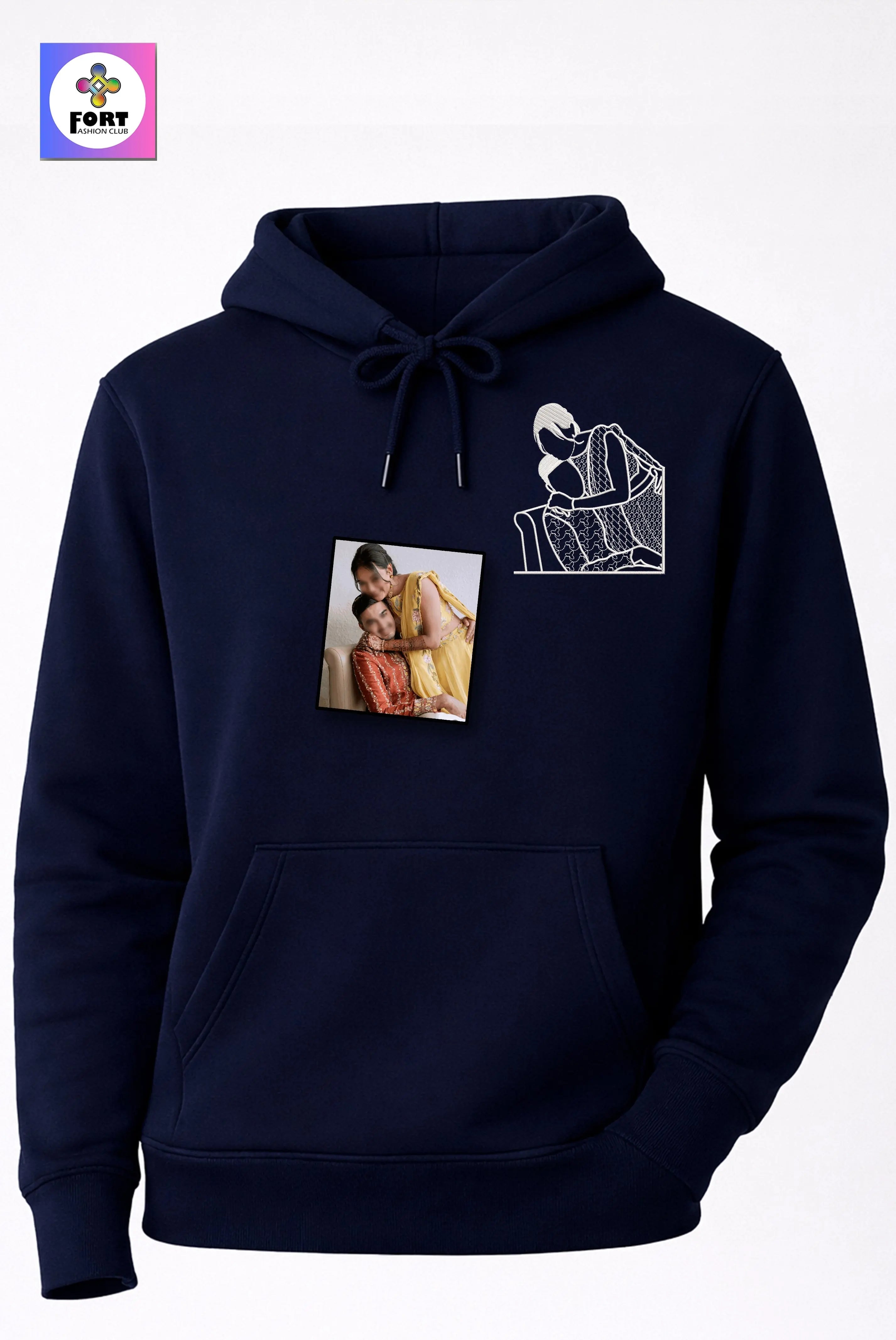 PERSONALIZED EMBROIDERY UNISEX HOODIE