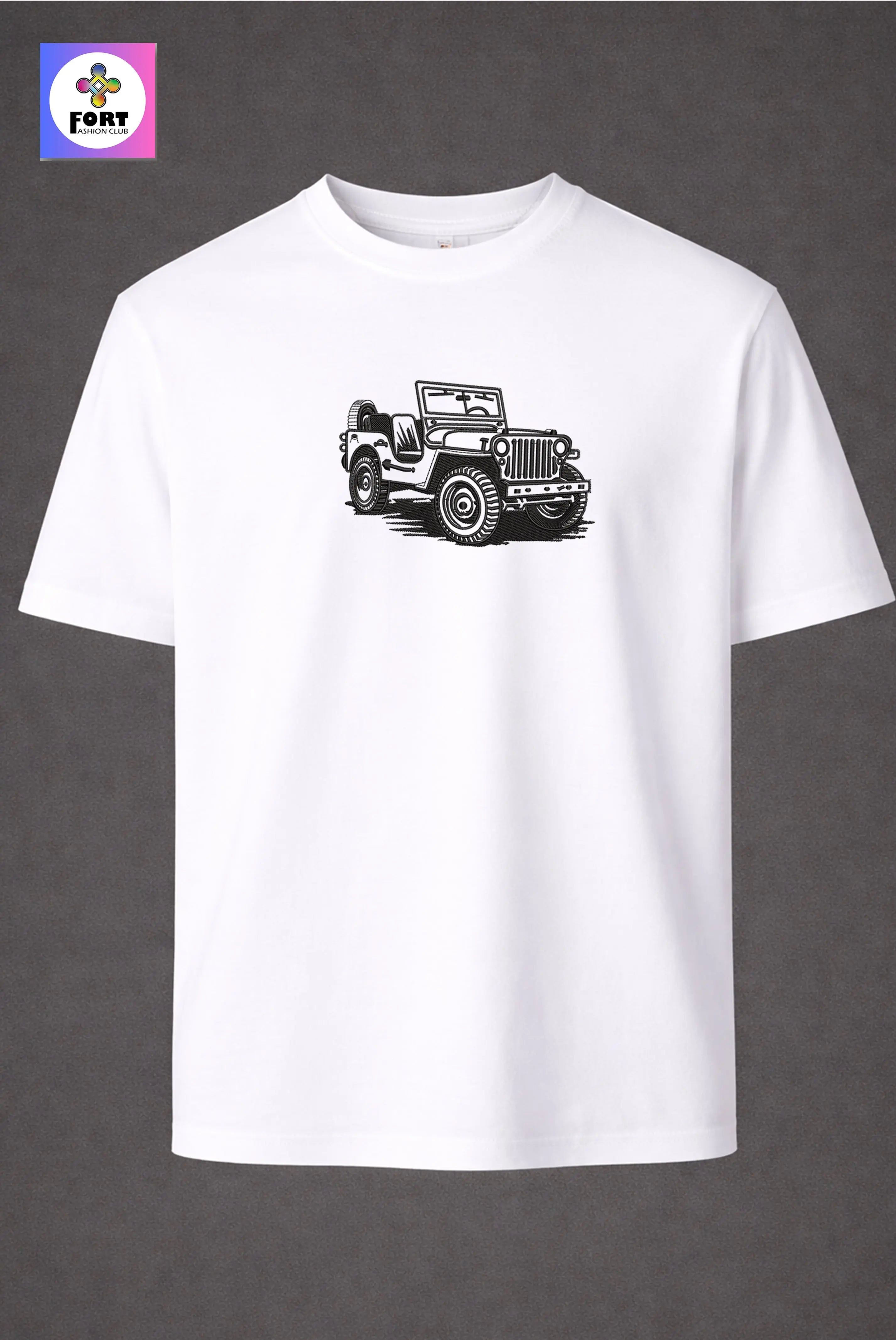 CRAZY EMBROIDERY UNISEX T-SHIRT THAR