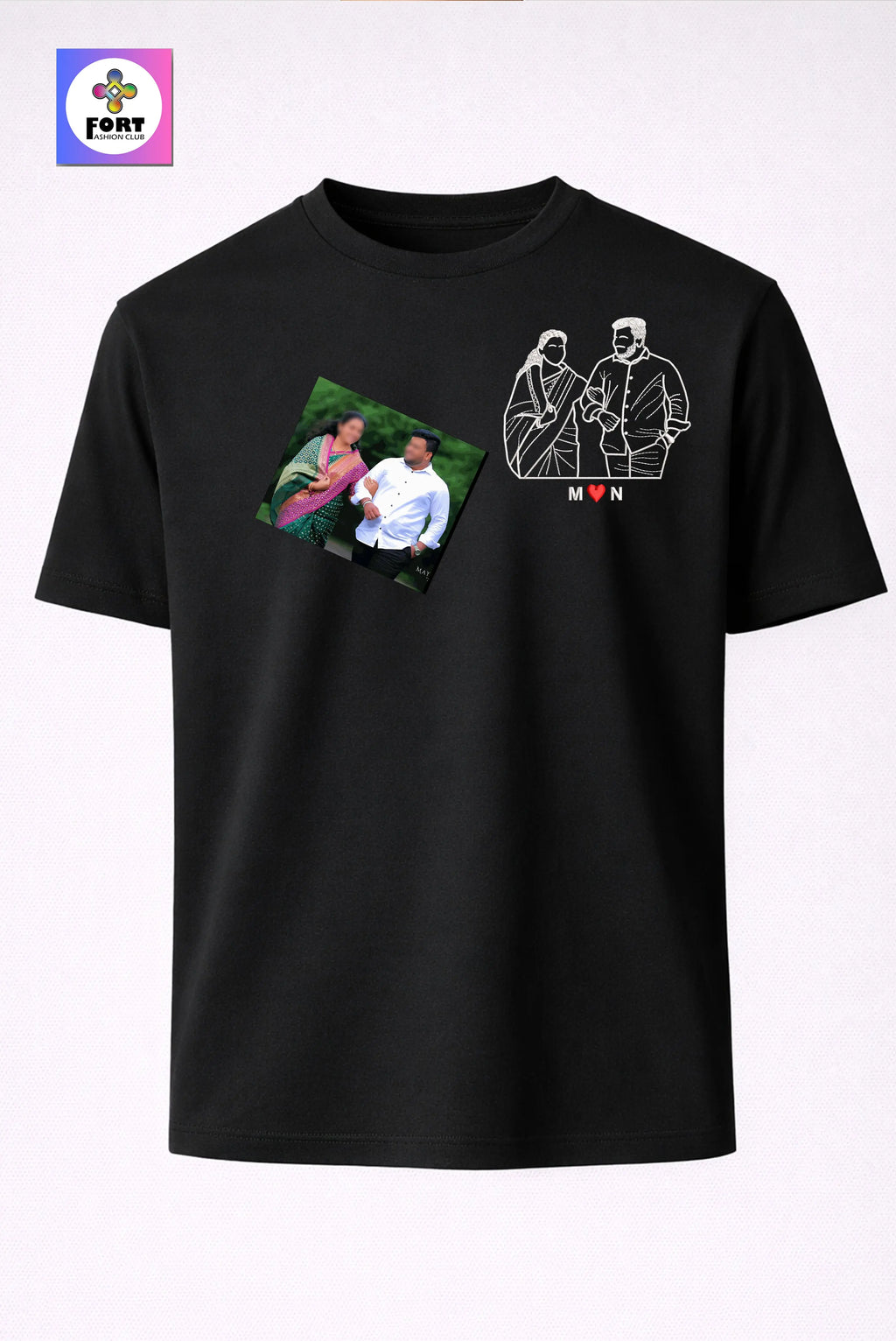 PERSONALIZED EMBROIDERY UNISEX T-SHIRT