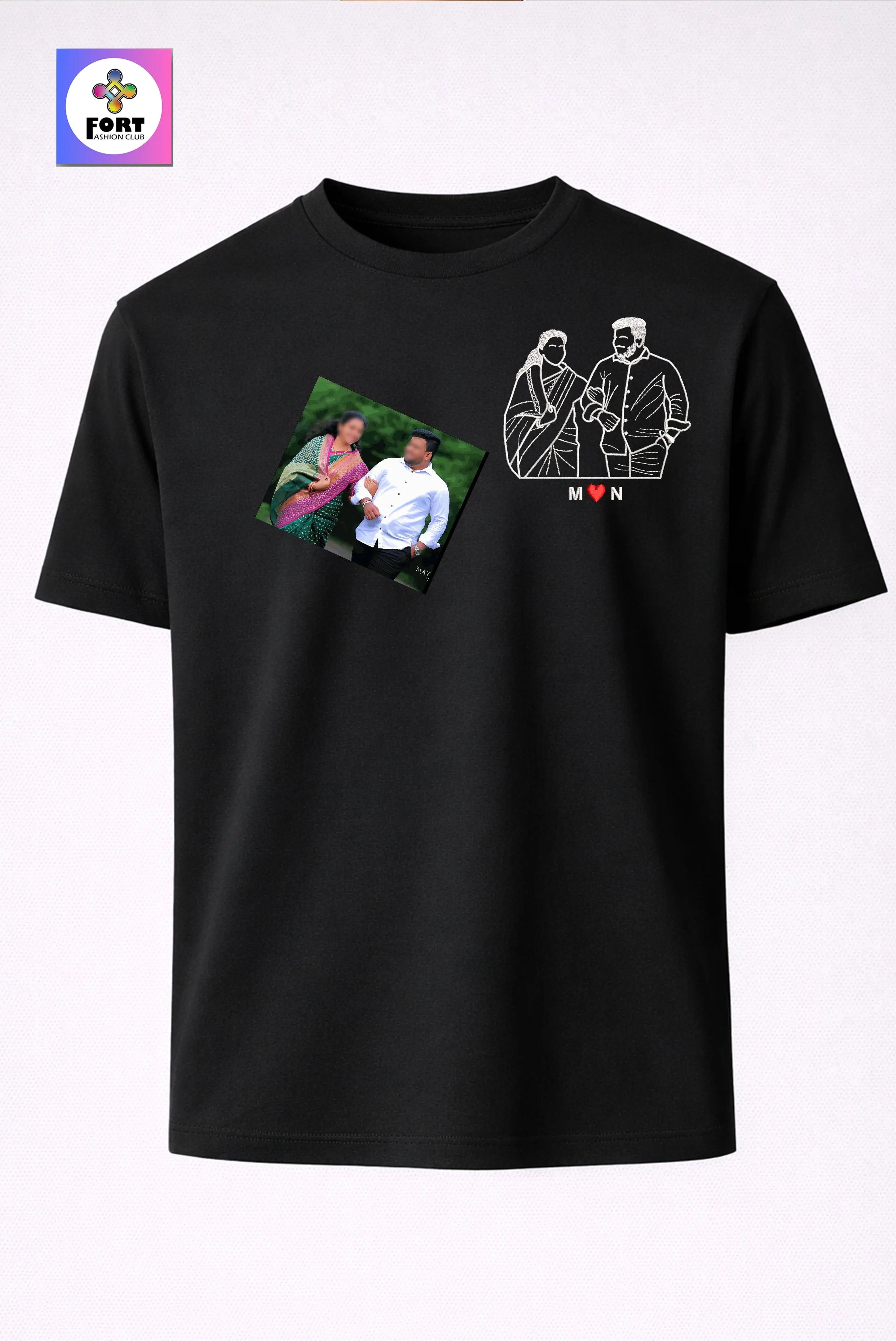 PERSONALIZED EMBROIDERY UNISEX T-SHIRT