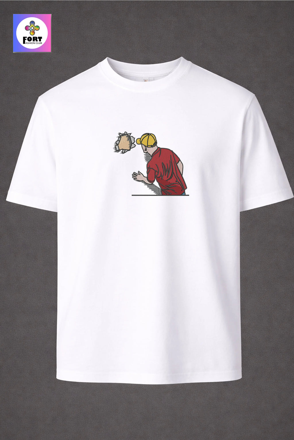 CRAZY EMBROIDERY UNISEX T-SHIRT – CREATIVE 