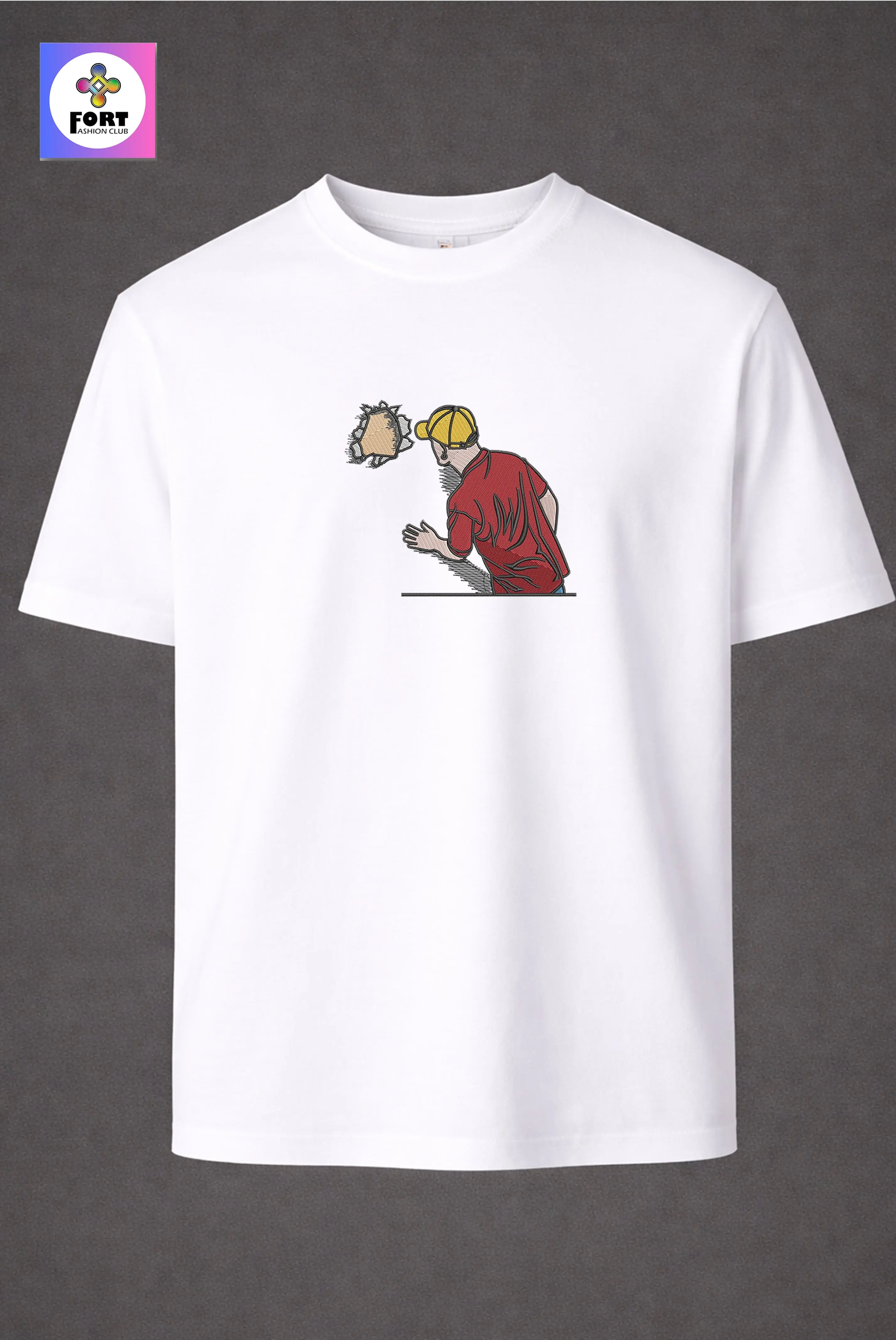 CRAZY EMBROIDERY UNISEX T-SHIRT – CREATIVE 